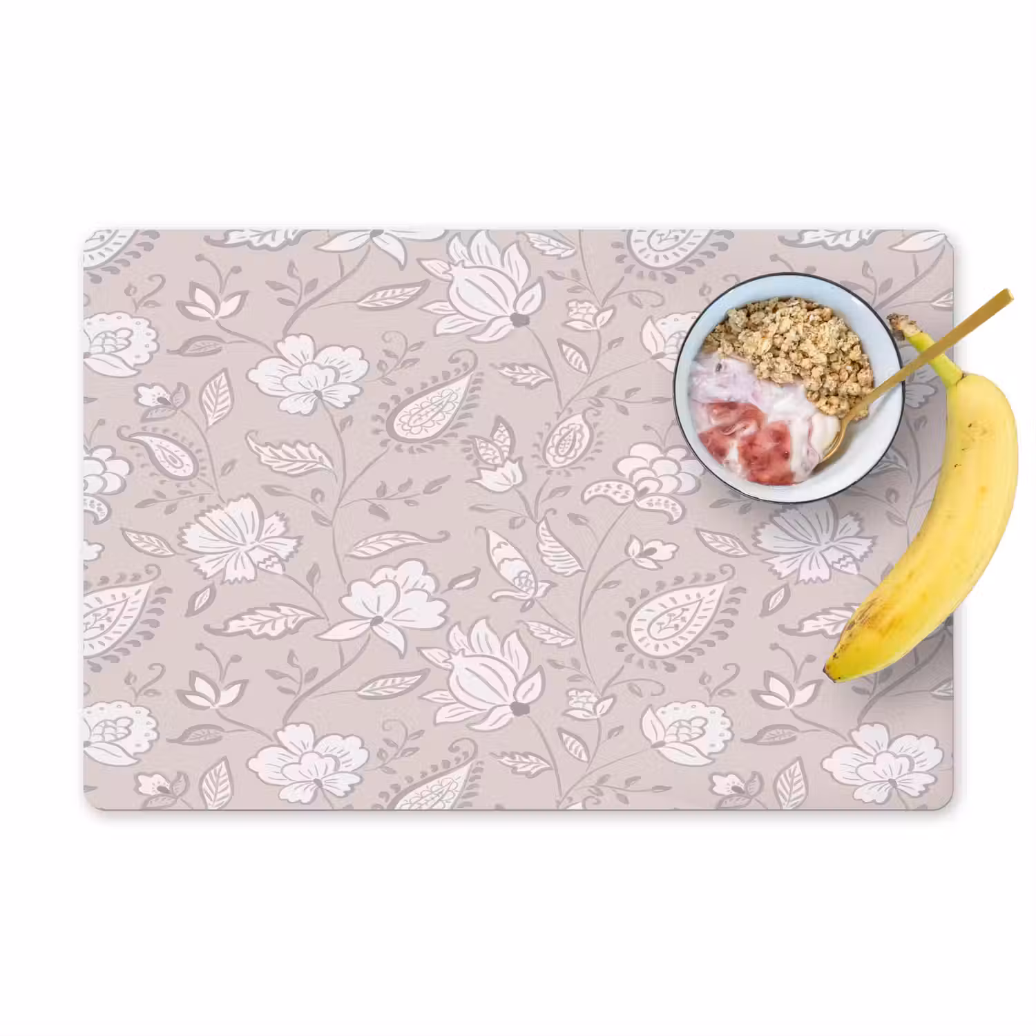 Bloemen - Getekend - Lavendel Placemat vinyl groot 368 -zzzproduct_Kitchenyeah-website