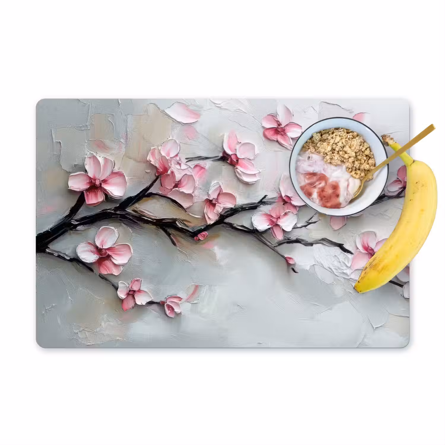 Bloesem - Kunstzinnig - Roze - Sakura Placemat vinyl groot -zzzproduct_Kitchenyeah-website