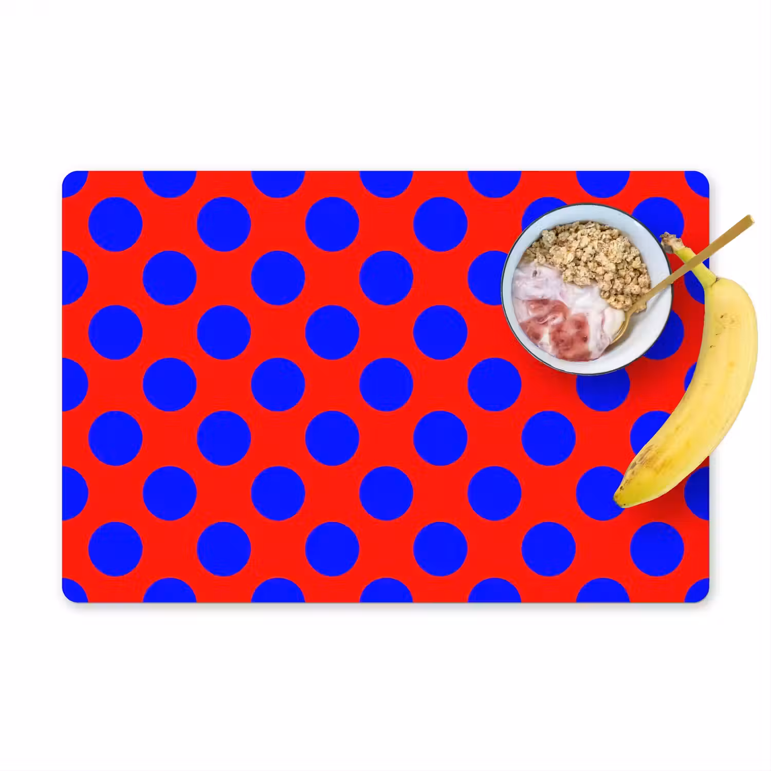 Dots - Klassiek - Rood Placemat vinyl groot 368 -zzzproduct_Kitchenyeah-website