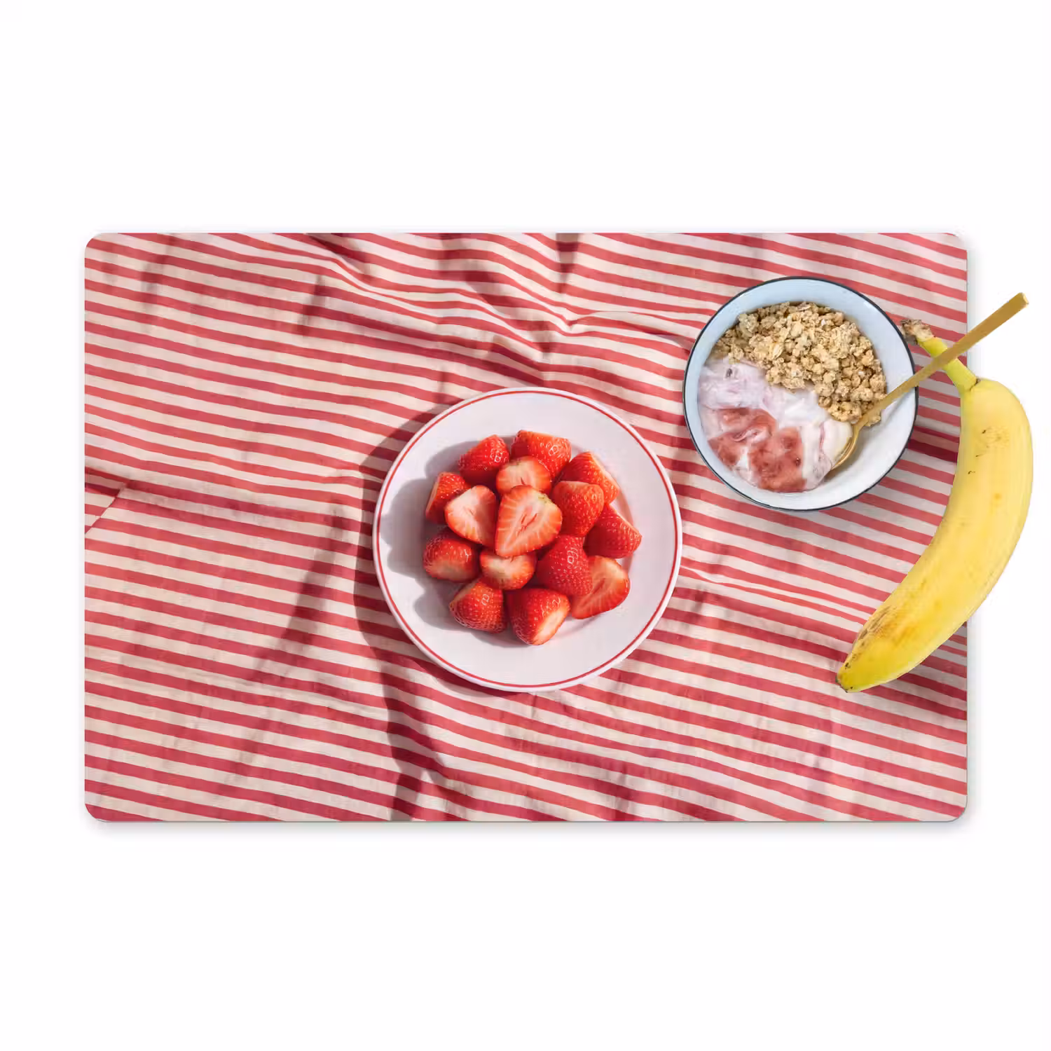Eten - Aardbeien - Fruit - Zomer - Rood Placemat vinyl groot -zzzproduct_Kitchenyeah-website