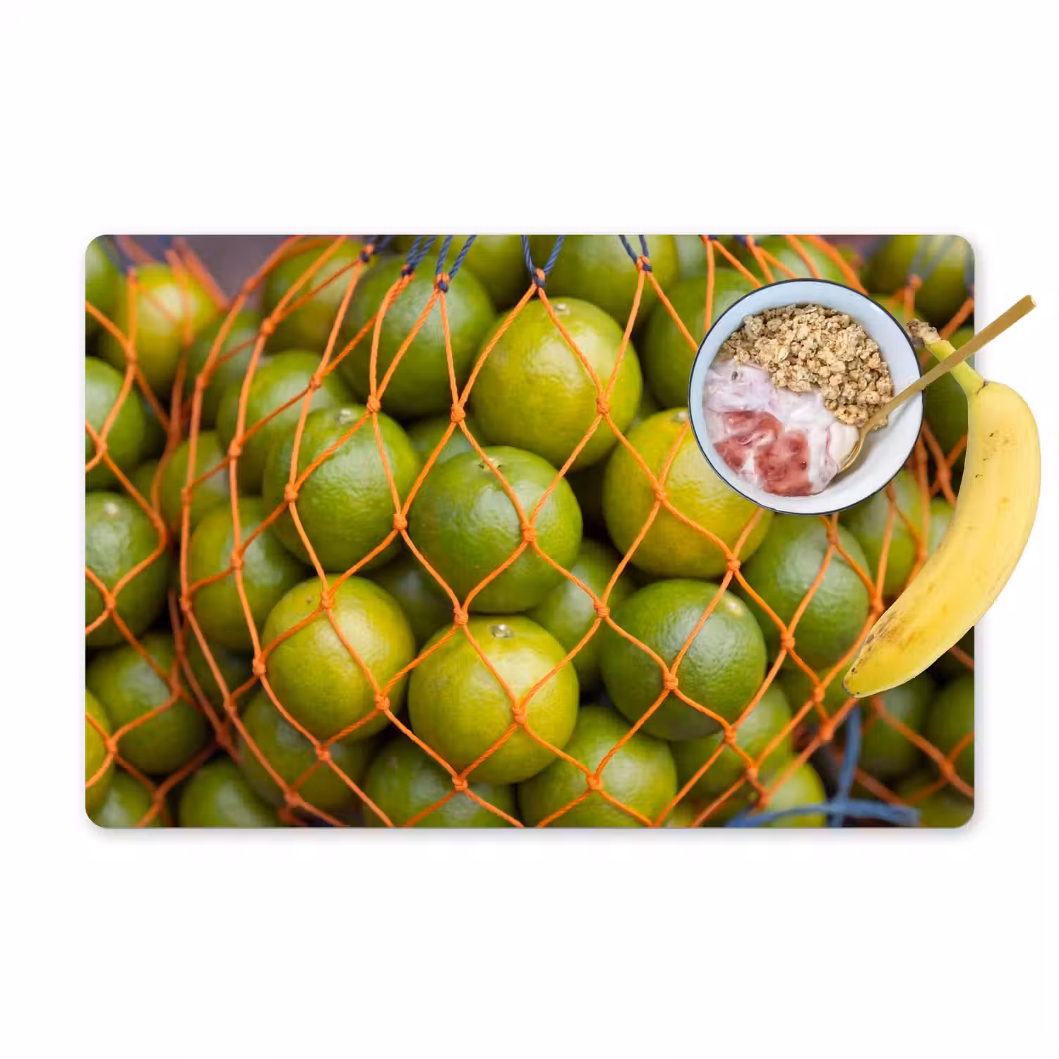 Eten - Net - Groen - Markt Placemat vinyl groot -zzzproduct_Kitchenyeah-website