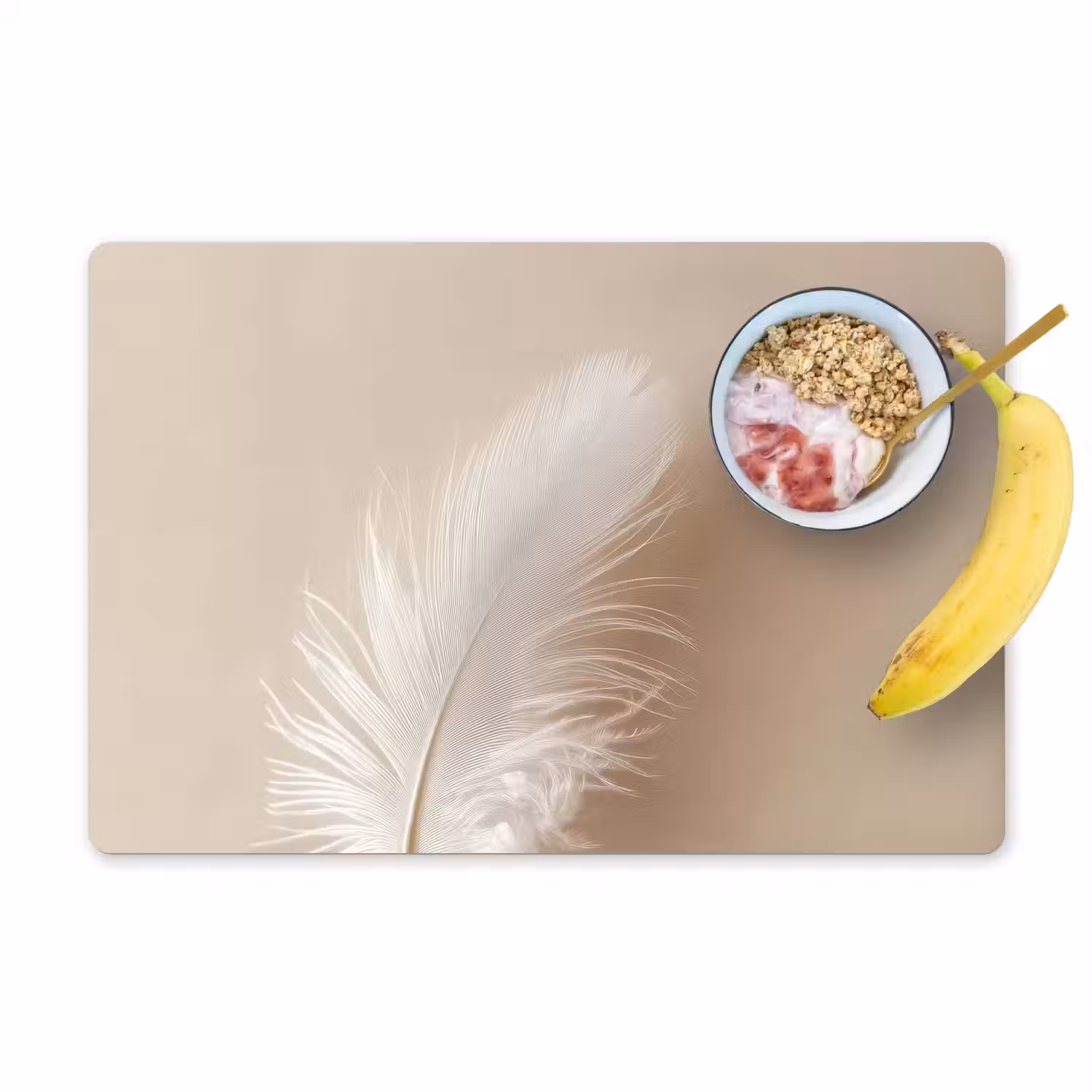 Veer - Minimalistisch - Roze Placemat vinyl groot -zzzproduct_Kitchenyeah-website