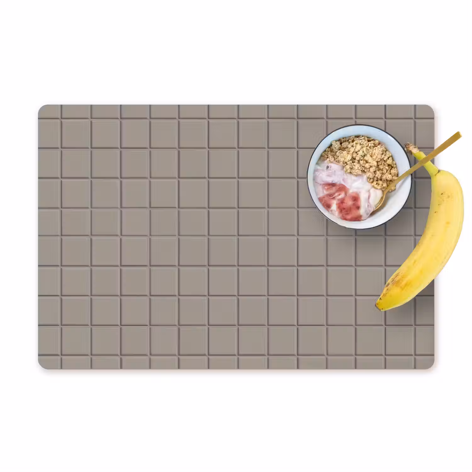 Tegel - Patroon Kiezel - Grijs Placemat vinyl groot 368 -zzzproduct_Kitchenyeah-website