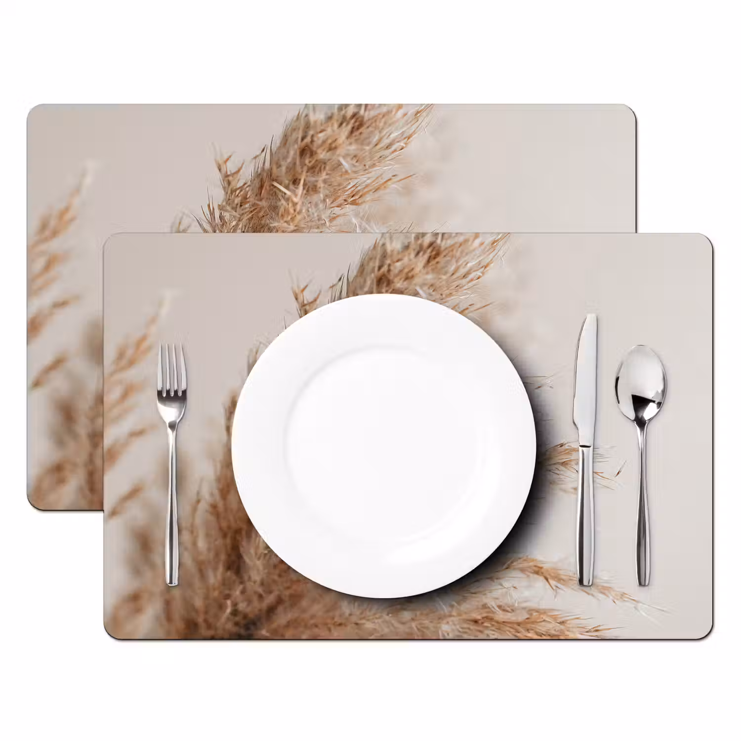 Gras - Planten - Natuur - Pampasgras Placemat vinyl groot -zzsfeer2_Kitchenyeah-website