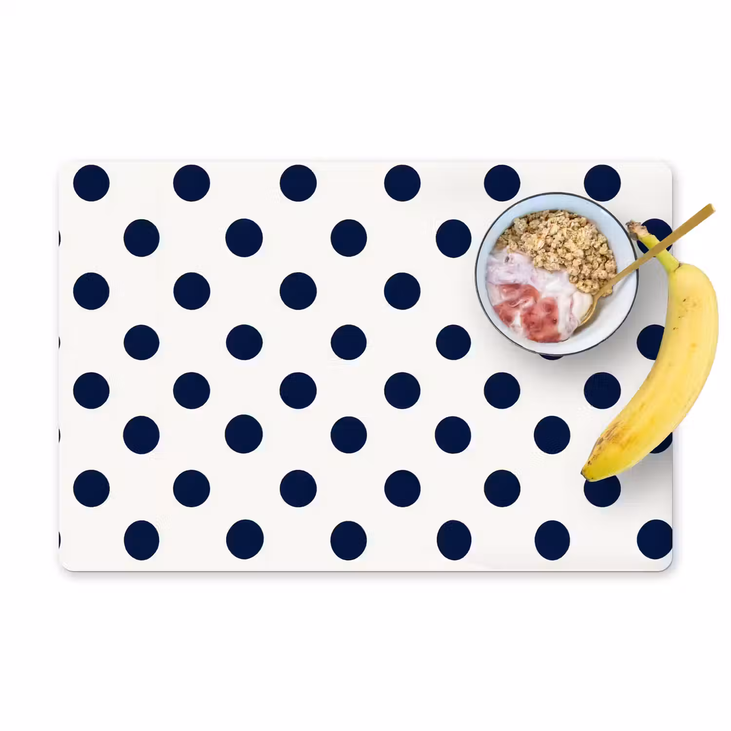 Klassiek - Stippen - Blauw Placemat vinyl groot 368 -zzzproduct_Kitchenyeah-website