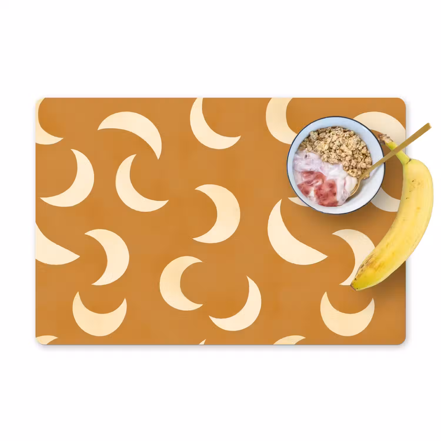 Manen - Patroon - Oker Placemat vinyl groot 368 -zzzproduct_Kitchenyeah-website
