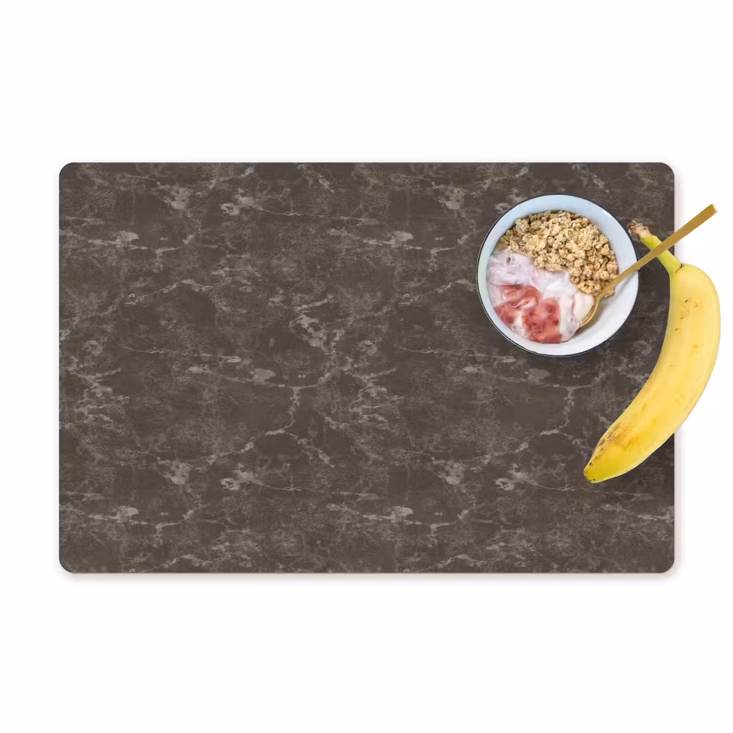 Marmer - Aders - Bruin Placemat vinyl groot 368 -zzzproduct_Kitchenyeah-website