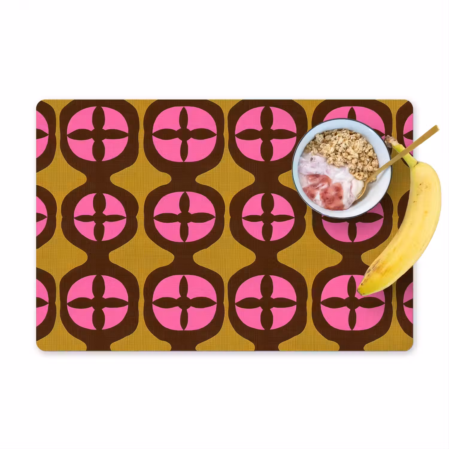 Modern - Patroon - Roze Placemat vinyl groot 368 -zzzproduct_Kitchenyeah-website