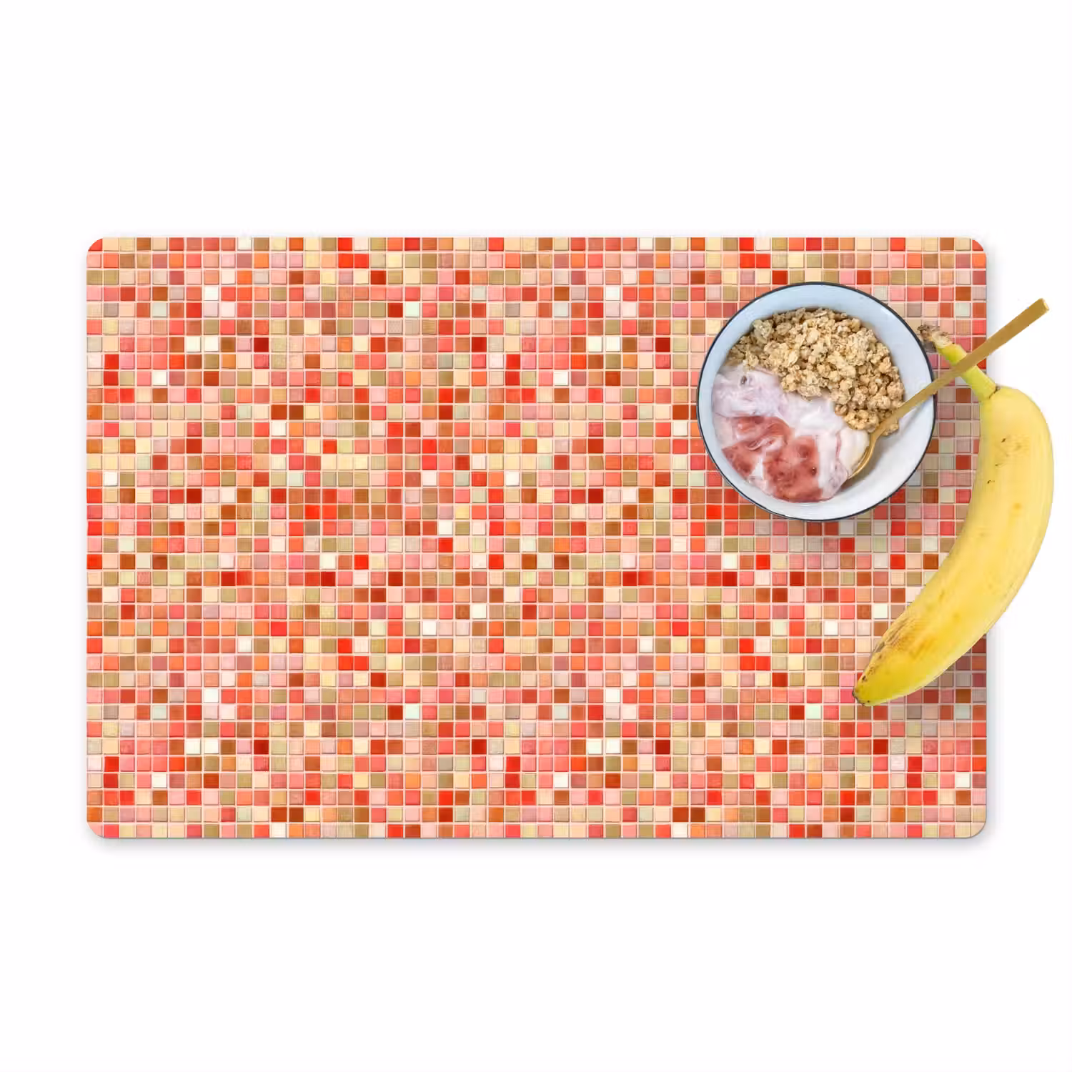 Mozaïek - Tegel - Patroon - Kleurrijk Placemat vinyl groot 368 -zzzproduct_Kitchenyeah-website