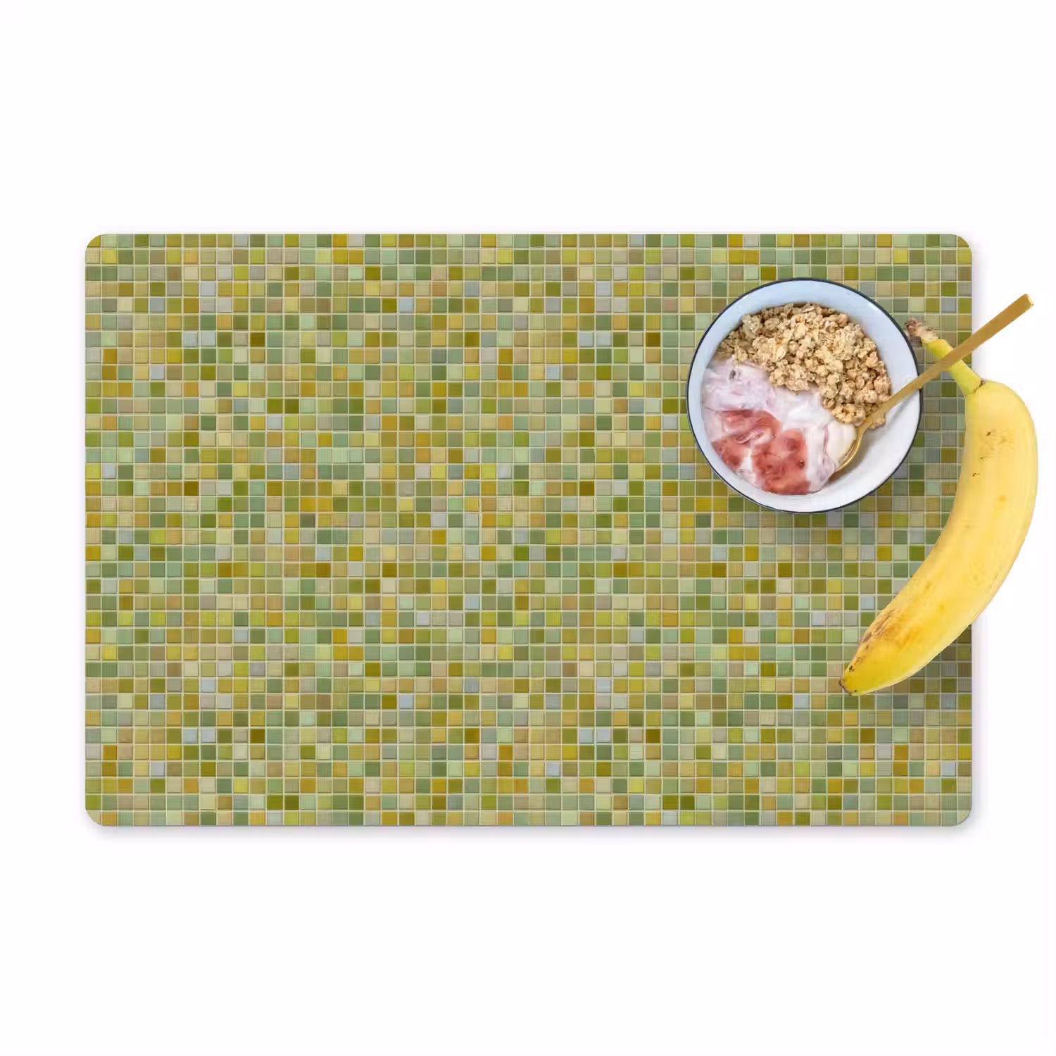 Mozaïek - Patroon - Groen Placemat vinyl groot 368 -zzzproduct_Kitchenyeah-website