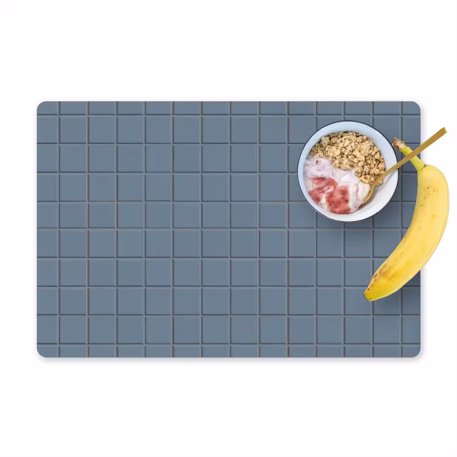 Patroon - Tegel - Blauwgrijs Placemat vinyl groot 368 -zzzproduct_Kitchenyeah-website