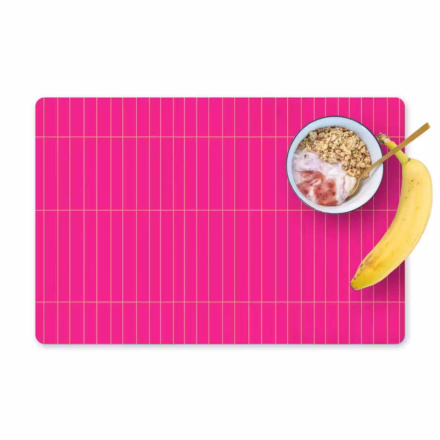 Patroon - Tegel - Magenta - Roze Placemat vinyl groot 368 -zzzproduct_Kitchenyeah-website