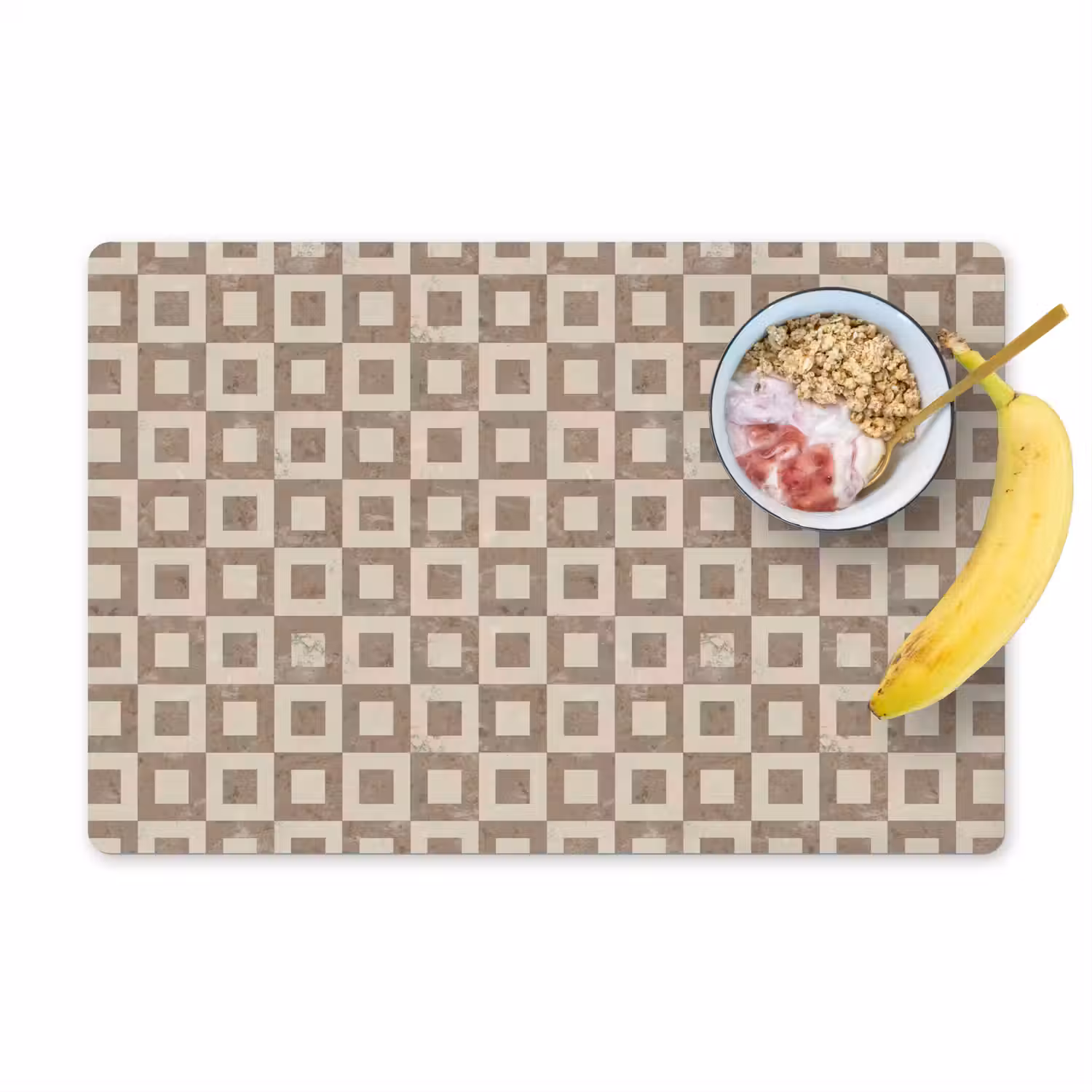 Patroon - Marmer - Beige Placemat vinyl groot 368 -zzzproduct_Kitchenyeah-website