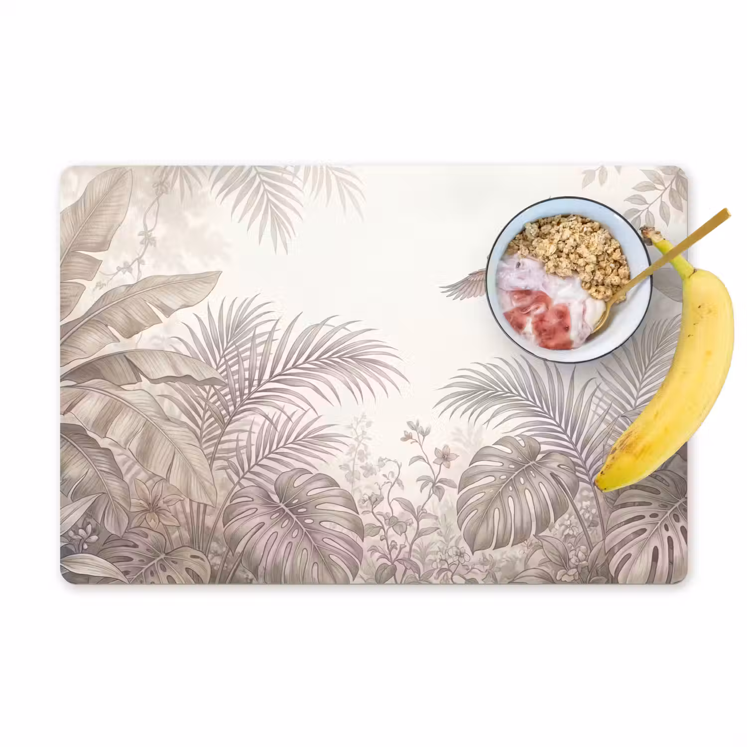 Papagaai - Jungle - Tropisch Placemat vinyl groot -zzzproduct_Kitchenyeah-website