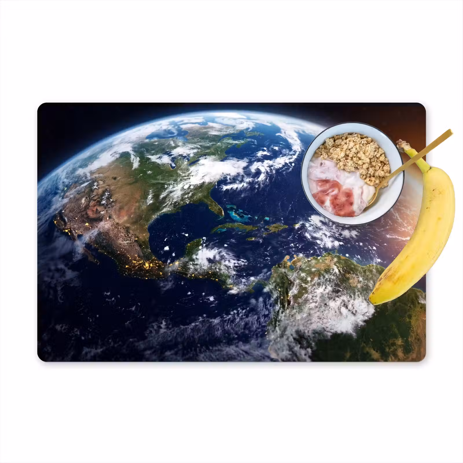 Tischset - 6 Stück - Planet – Weltraum – Kosmos - Planeet - Ruimte - Kosmos Placemat vinyl groot