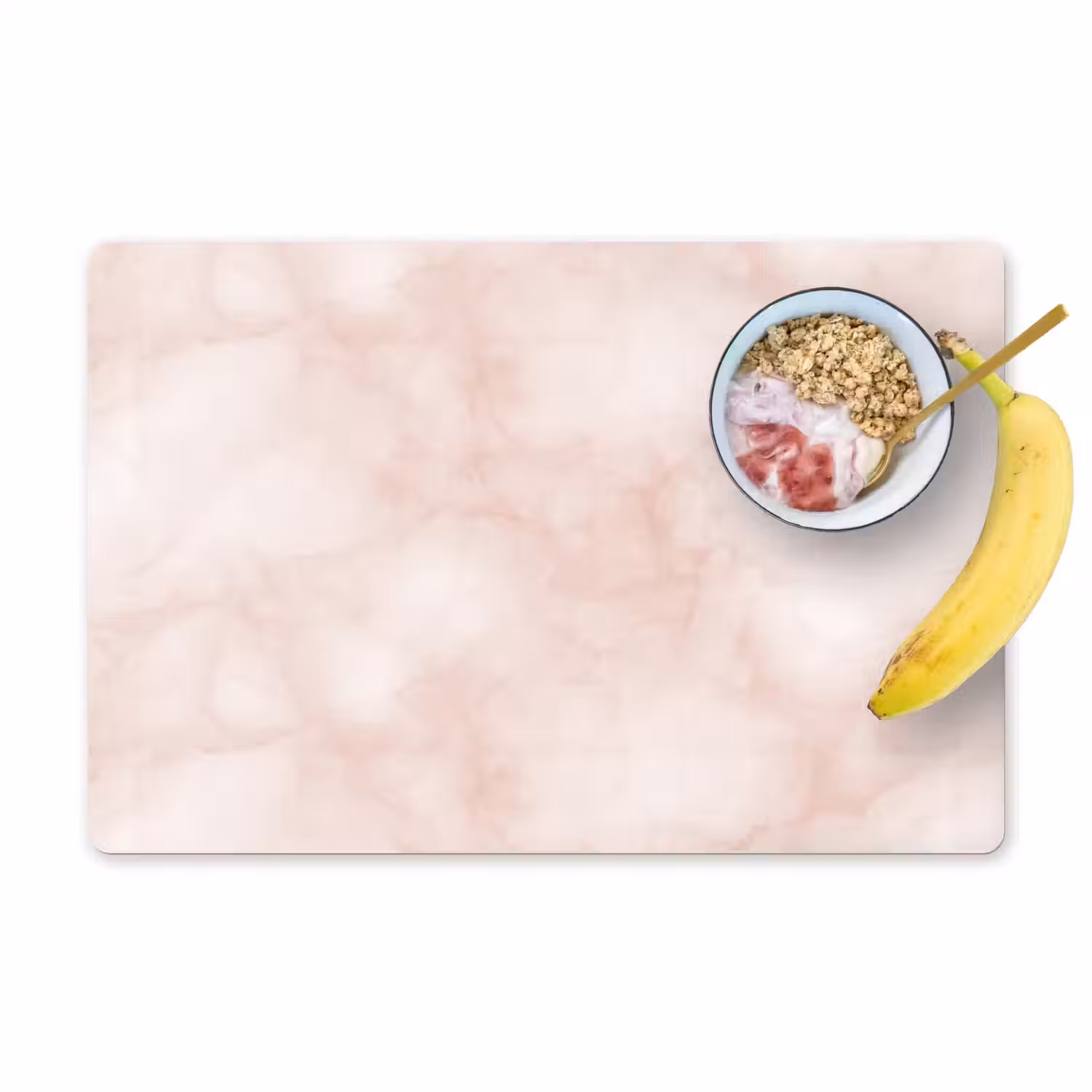 Roze - Marmer - Crème Placemat vinyl groot 368 -zzzproduct_Kitchenyeah-website
