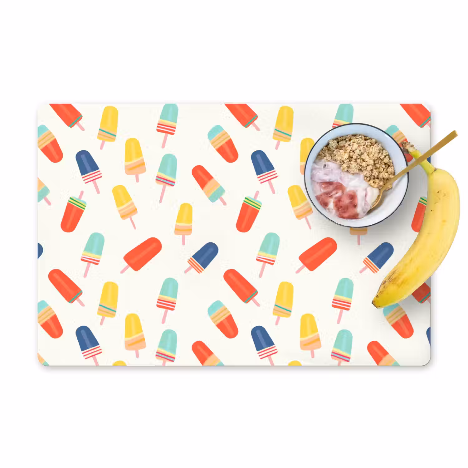 IJsjes - Speels - Kleurrijk Placemat vinyl groot 368 -zzzproduct_Kitchenyeah-website