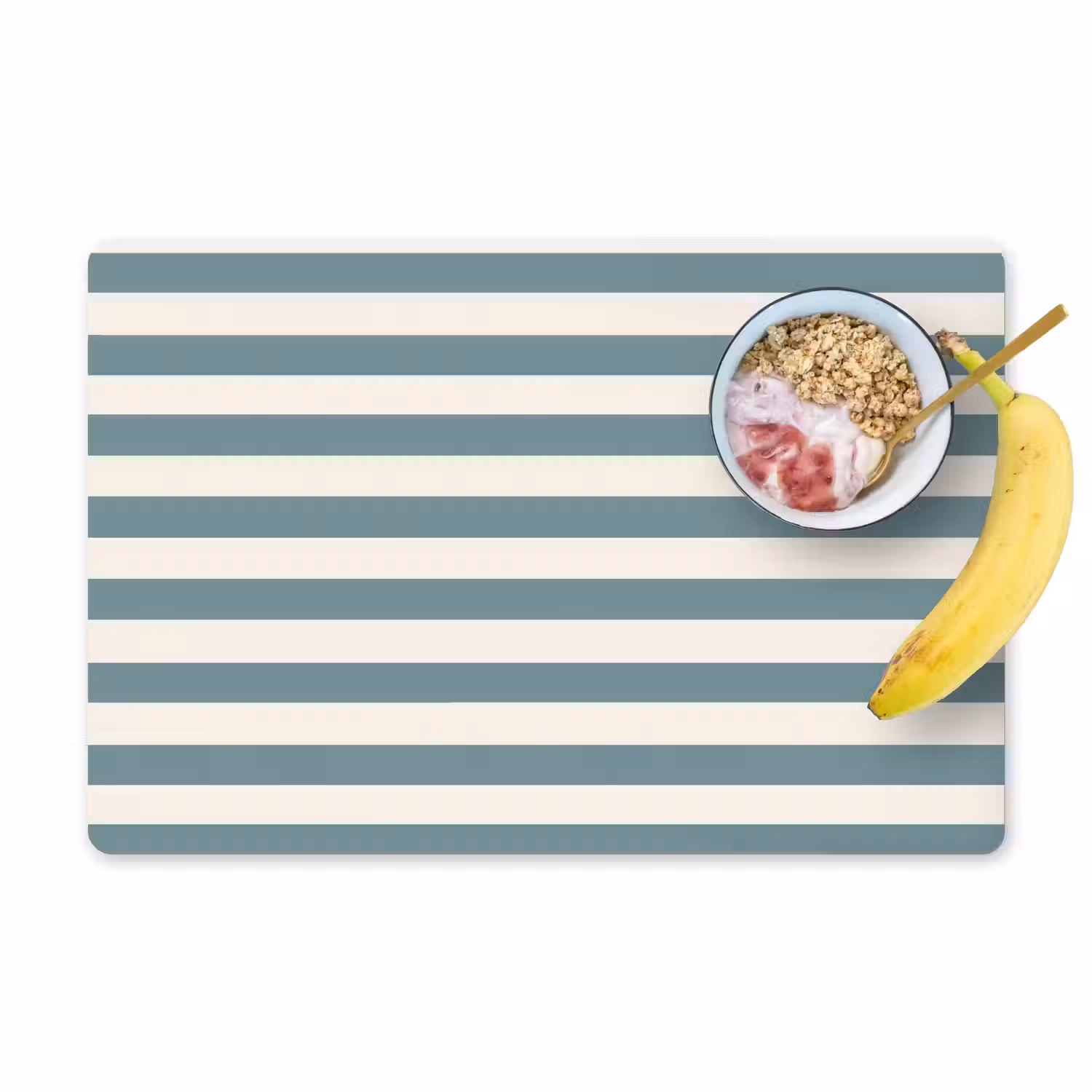 Strepen - Modern - Blauw Placemat vinyl groot 368 -zzzproduct_Kitchenyeah-website