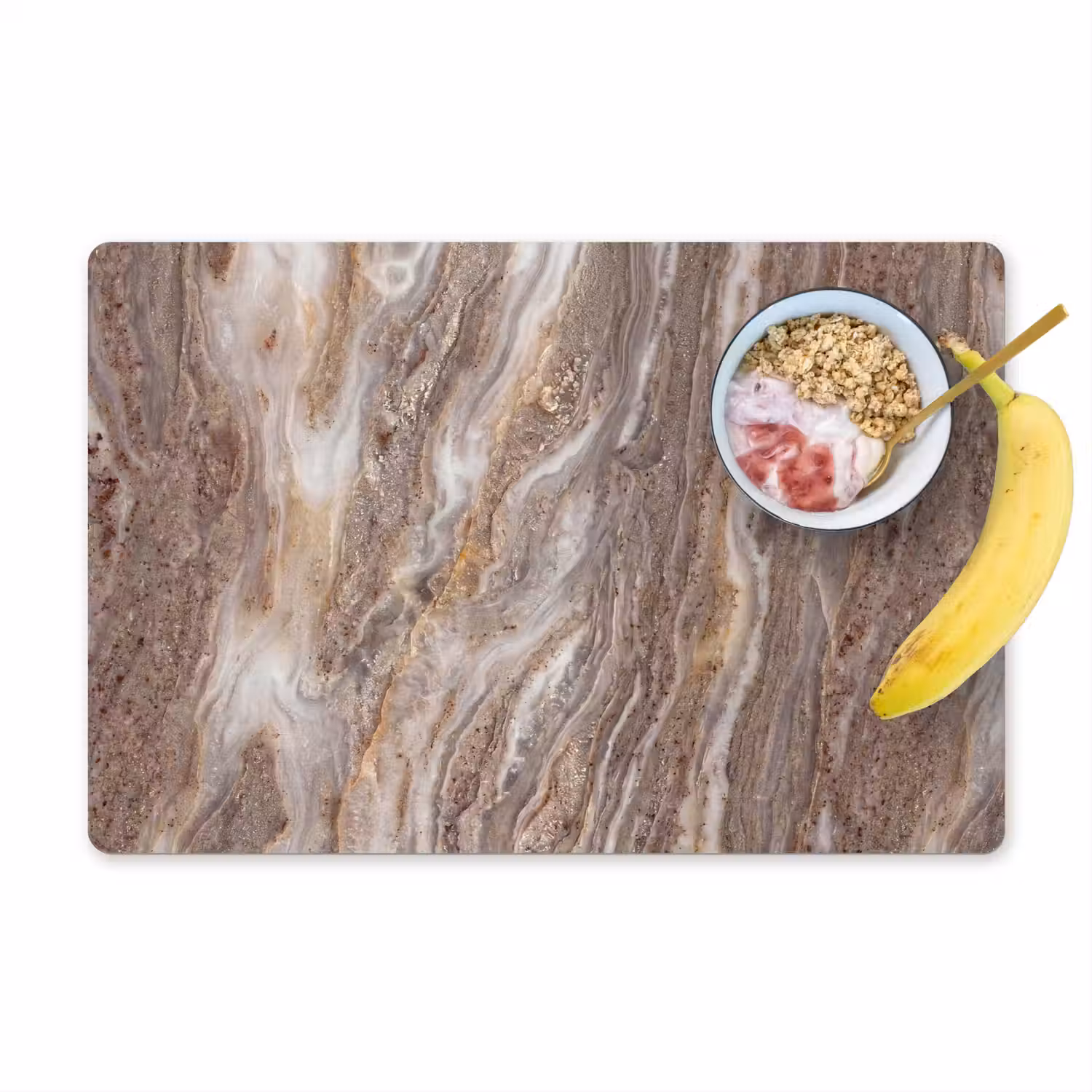 Textuur - Steen - Abstract - Beige Placemat vinyl groot -zzzproduct_Kitchenyeah-website