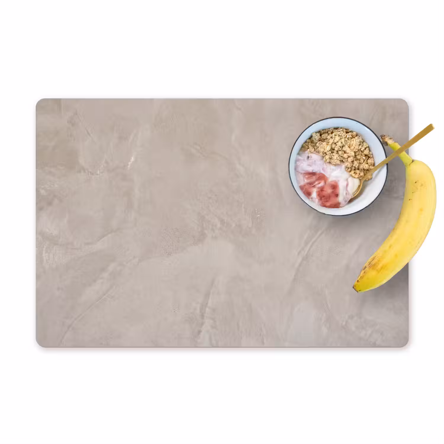 Textuur - Wand - Modern - Beige - Abstract Placemat vinyl groot -zzzproduct_Kitchenyeah-website