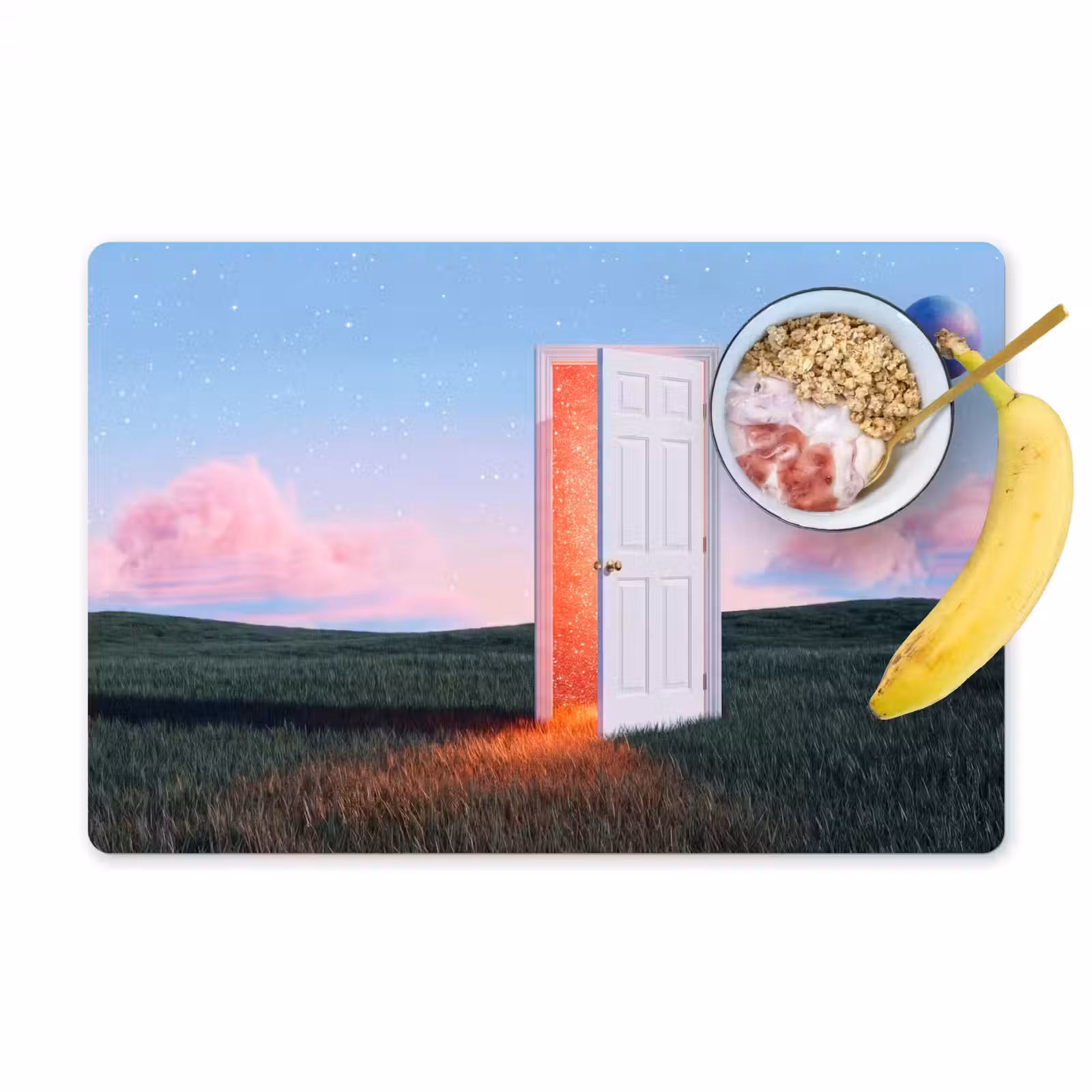 Tischset - 6 Stück - Tür – Fantasie – Raum - Deur - Fantasie - Ruimte Placemat vinyl groot