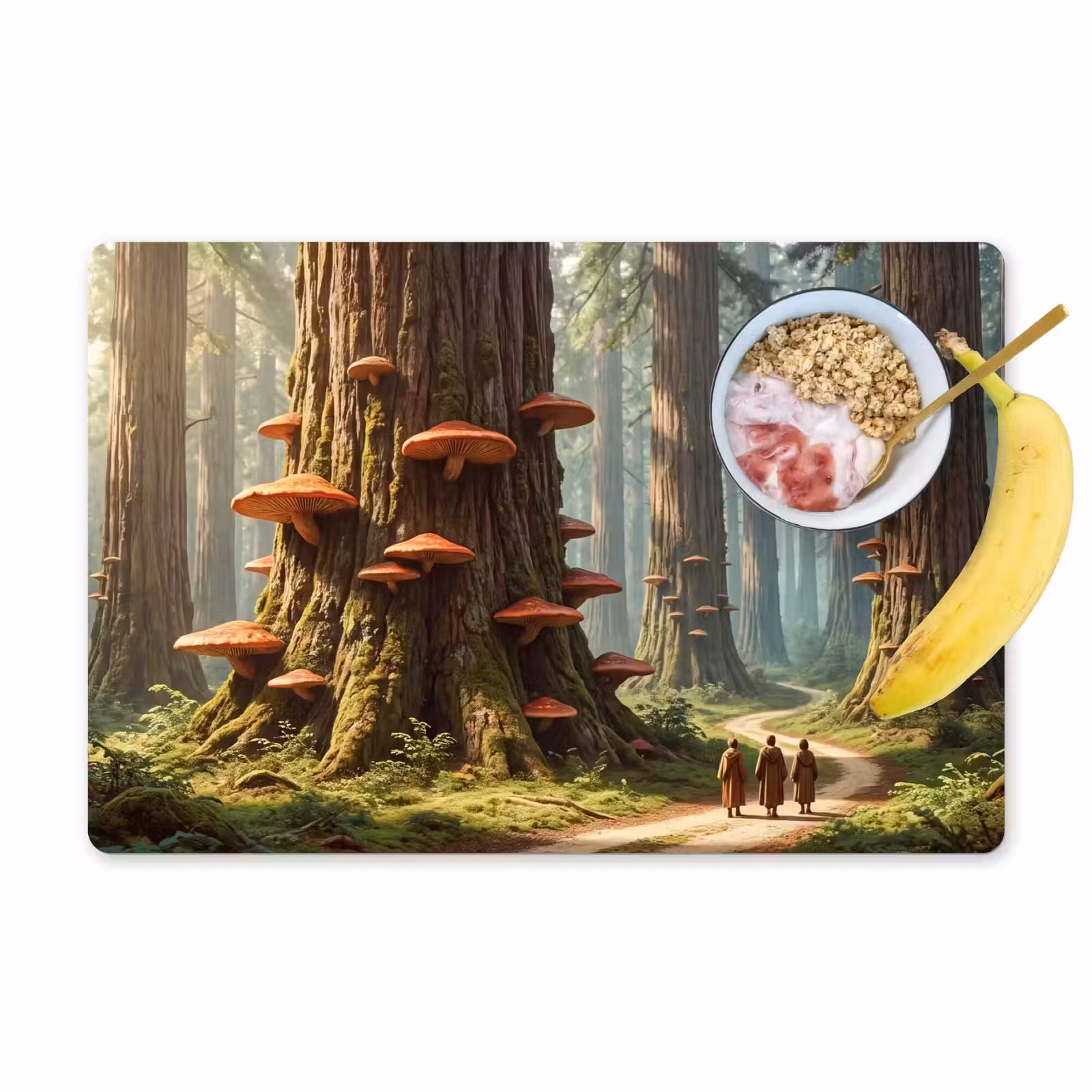Tischset - 6 Stück - Wald – Bäume – Natur - Bos - Bomen - Natuur Placemat vinyl groot