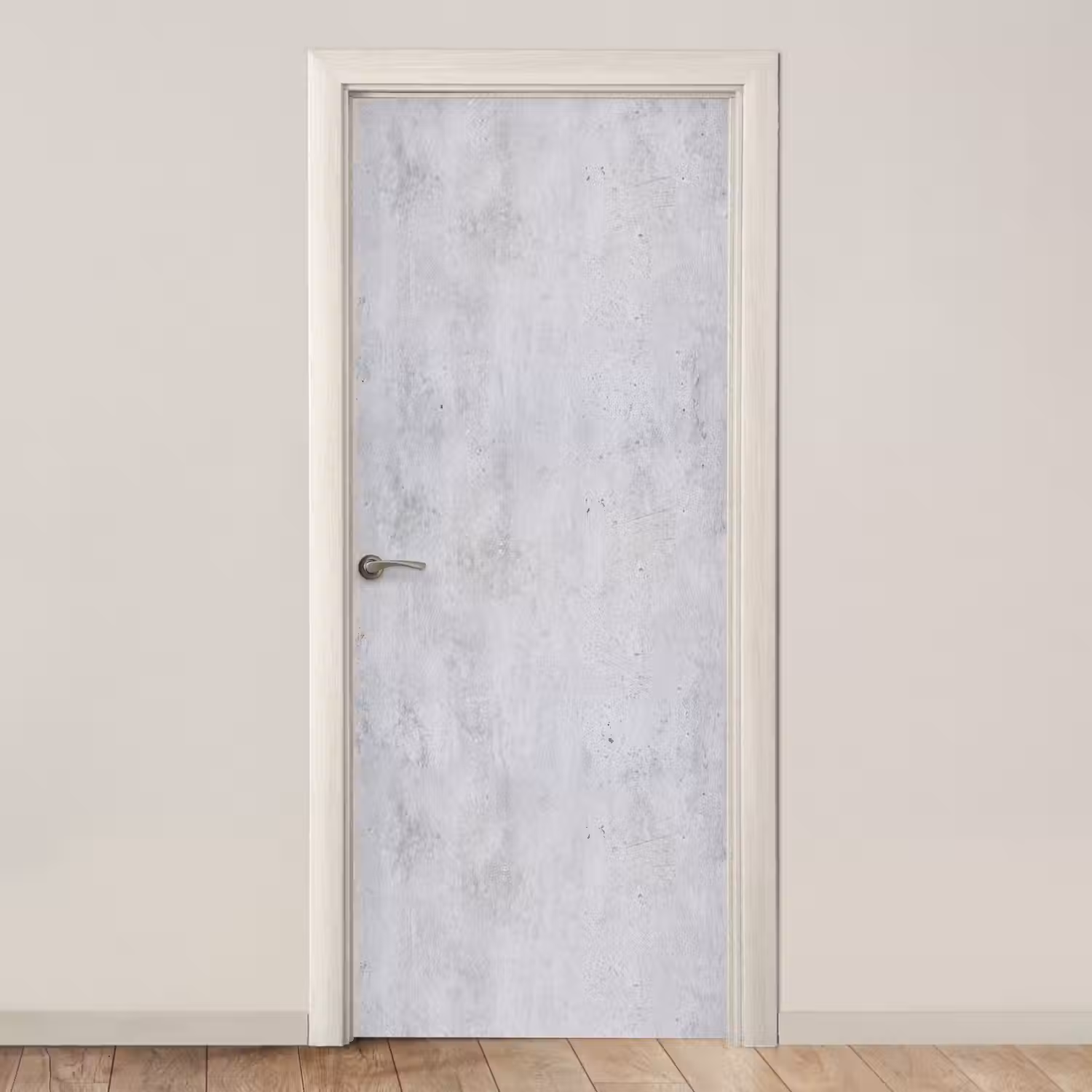 Beton - Textuur - Achtergrond - Grijs - Industrieel deurposter klein -3d_beige