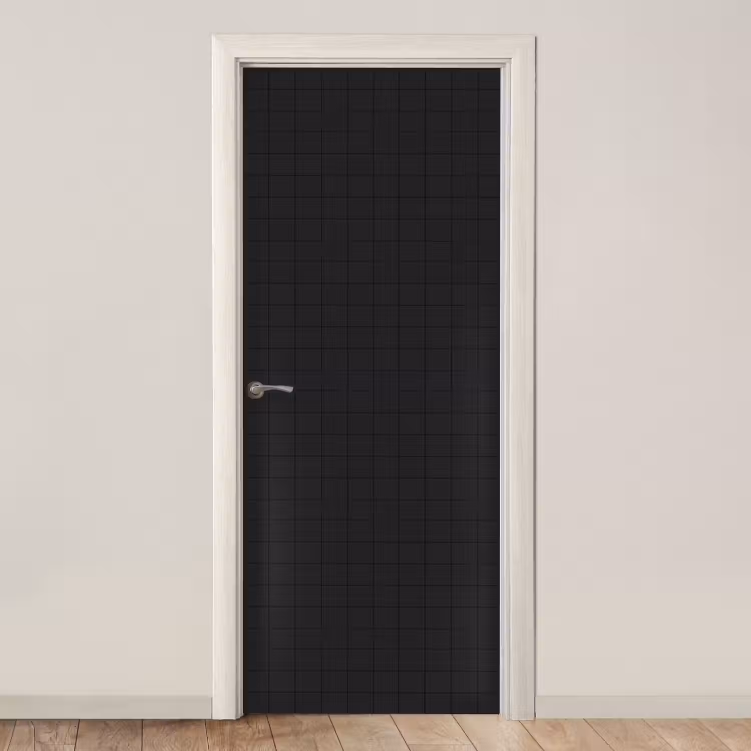 Tegels - Patroon - Mat - Zwart deurposter klein 289 -3d_beige