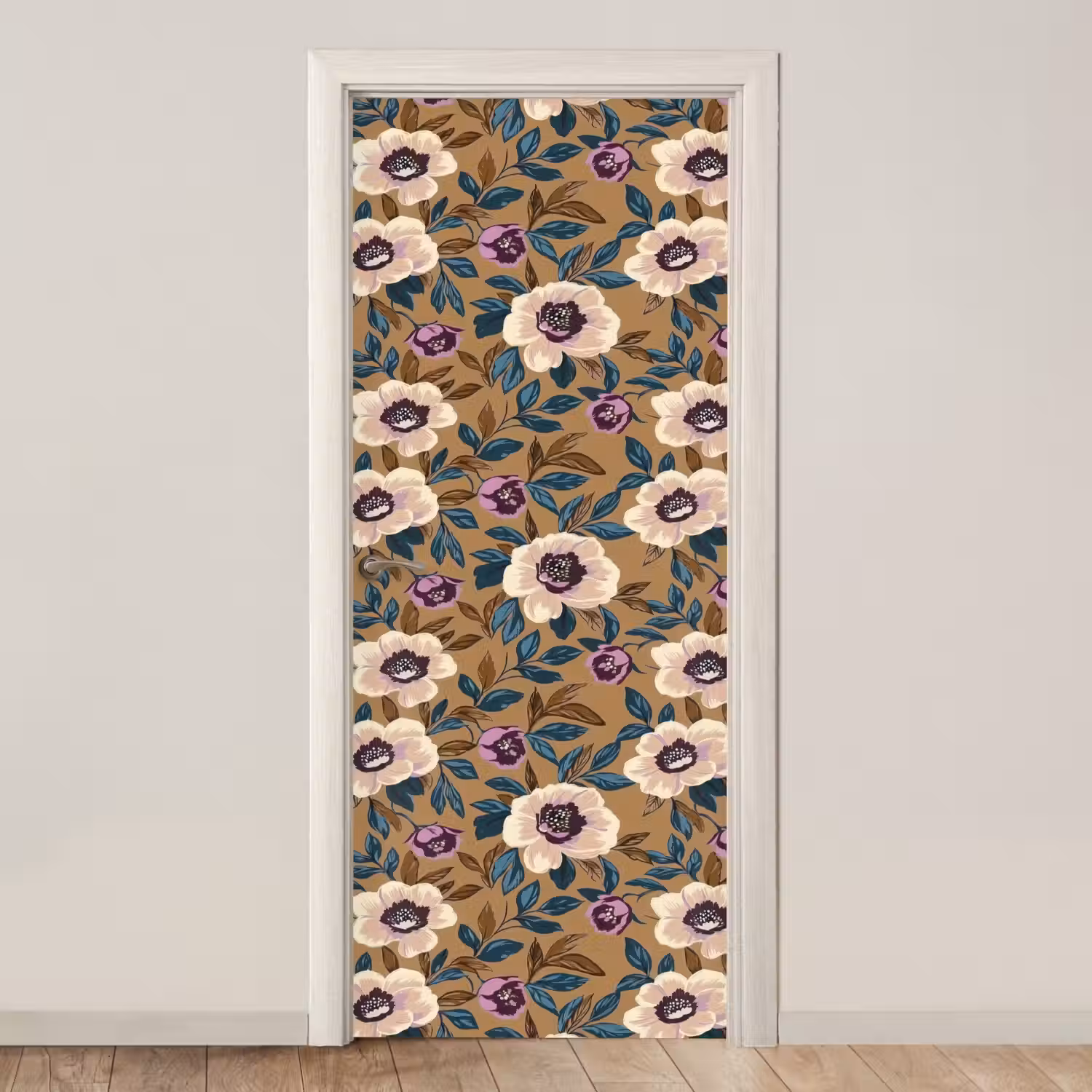 Floraal - Stilleven - Kleurrijk deurposter klein 289 -3d_beige