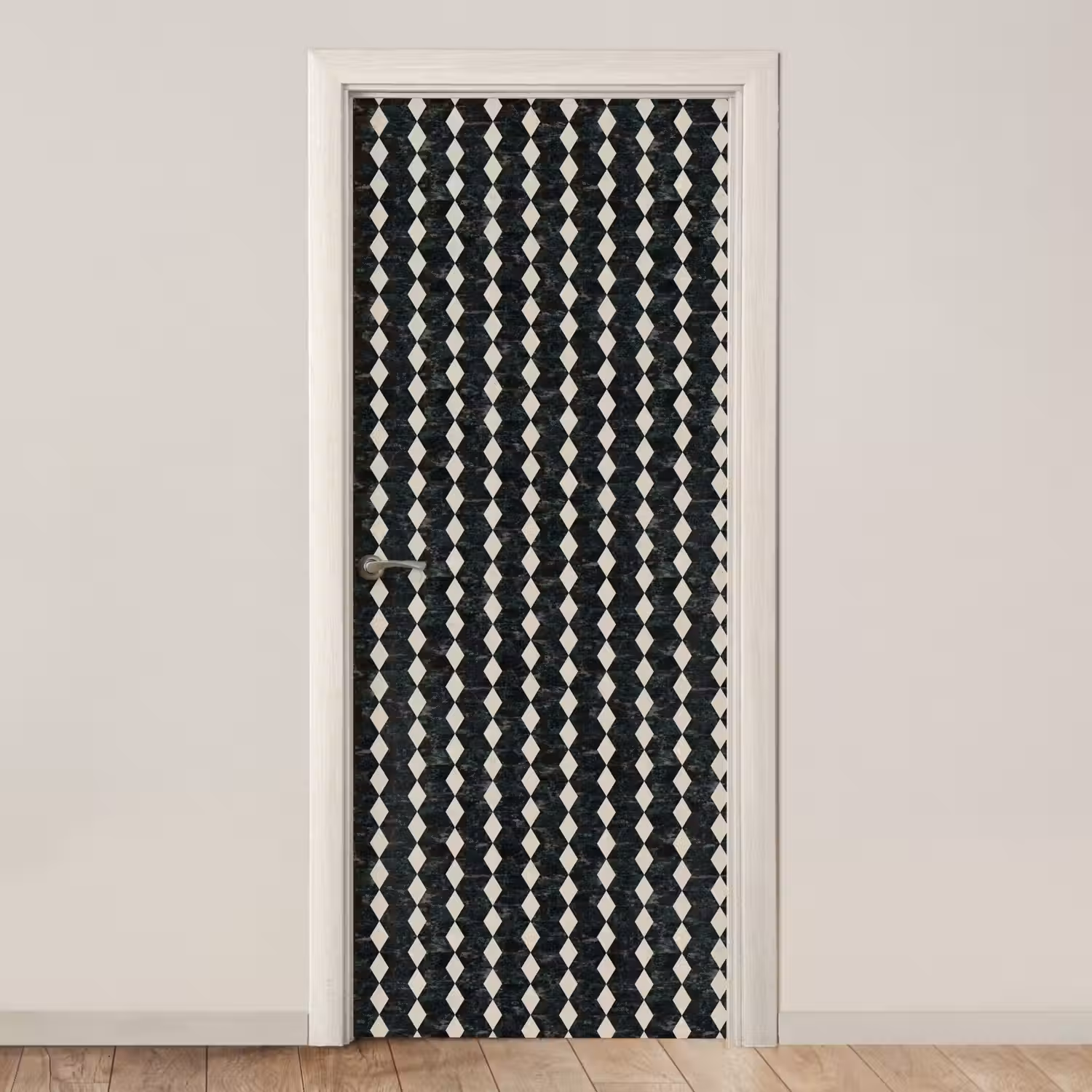 Geometrisch - Patroon - Marmer - Groen deurposter klein 289 -3d_beige