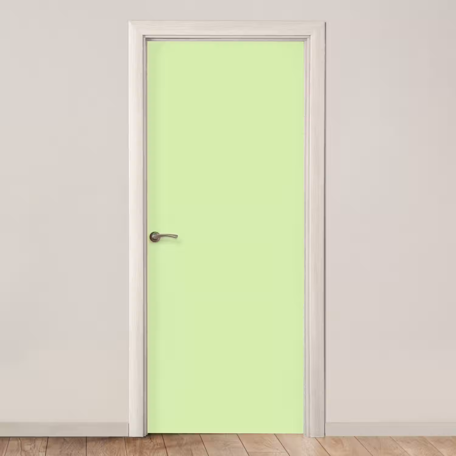 Light - Lime - Groen deurposter klein 289 -3d_beige