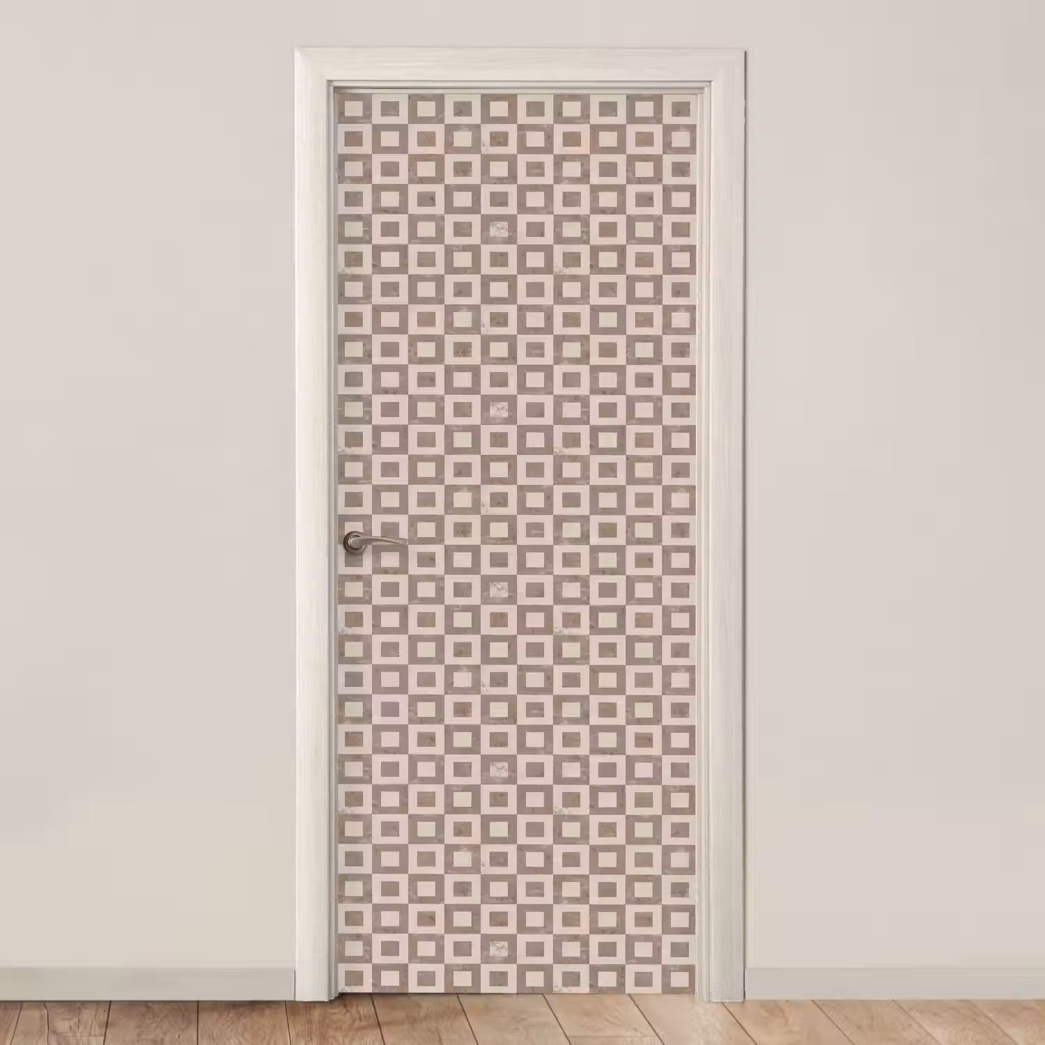 Patroon - Marmer - Beige deurposter klein 289 -3d_beige