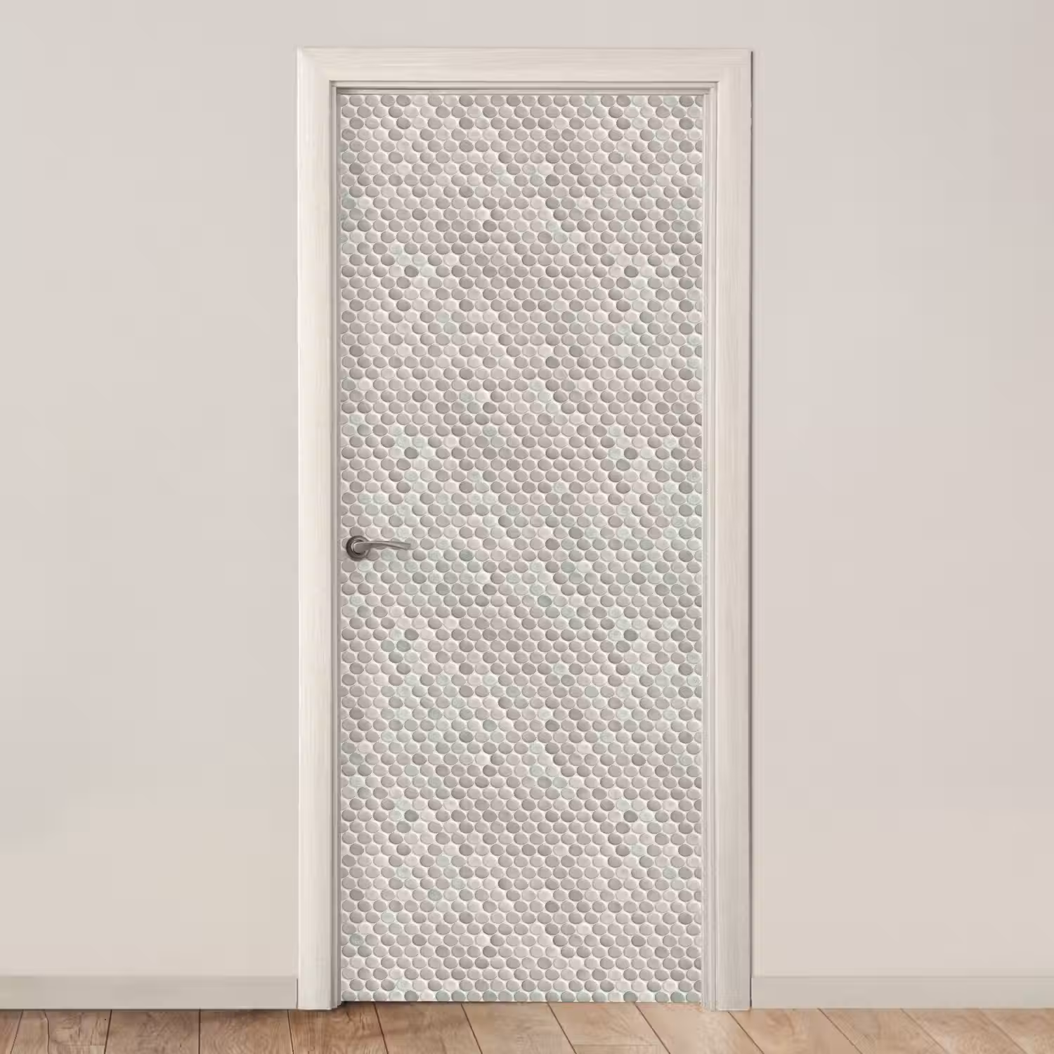 Penny - Mozaïek - Lichtgrijs deurposter klein 289 -3d_beige
