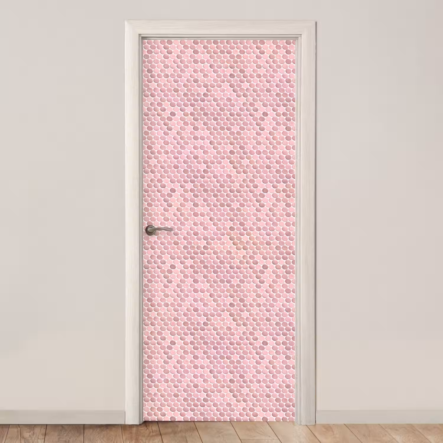 Penny - Mozaïek - Lichtroze deurposter klein 289 -3d_beige