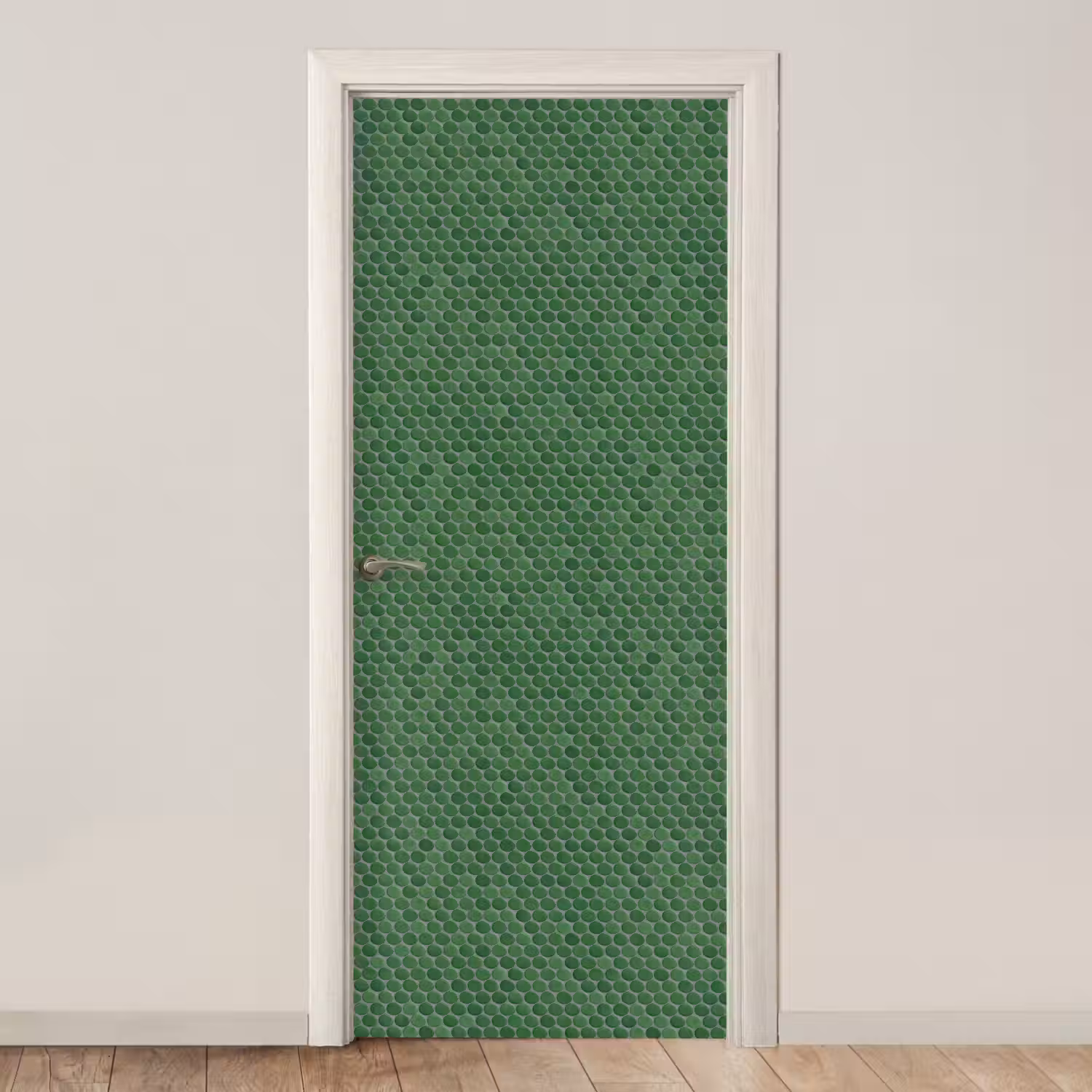 Penny - Mozaïek - Bosgroen - Green deurposter klein 289 -3d_beige