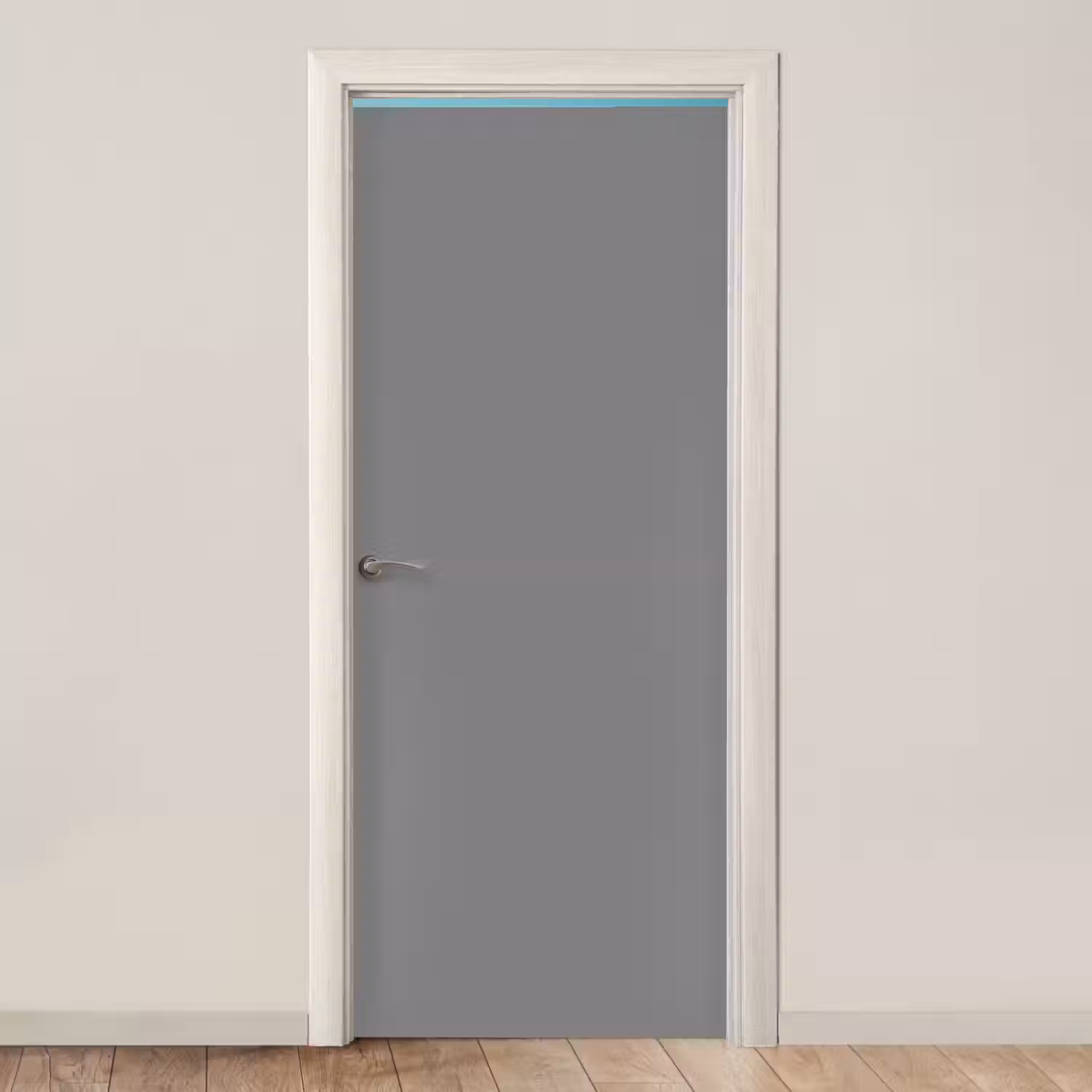 Bubbels - Badeend - Geel deurposter klein -3d_beige