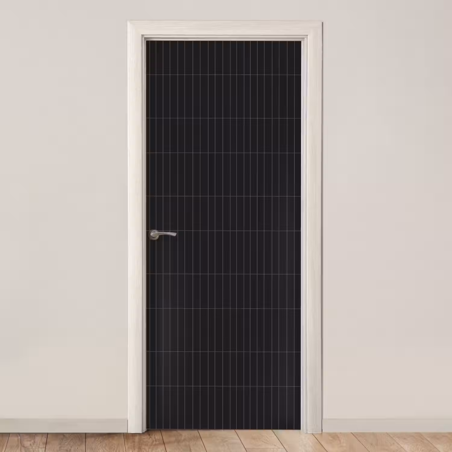 Verticaal - Wandtegel - Mat - Zwart deurposter klein 289 -3d_beige