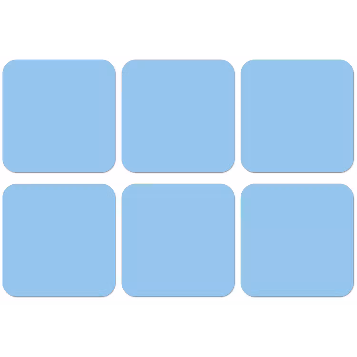 Baby - Blue - Blauw onderzetter kurk middel 366 -zkaufland3dotto