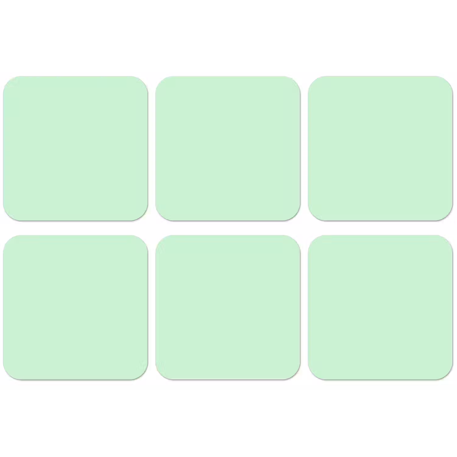 Pale - Mint - Groen onderzetter kurk middel 366 -zkaufland3dotto