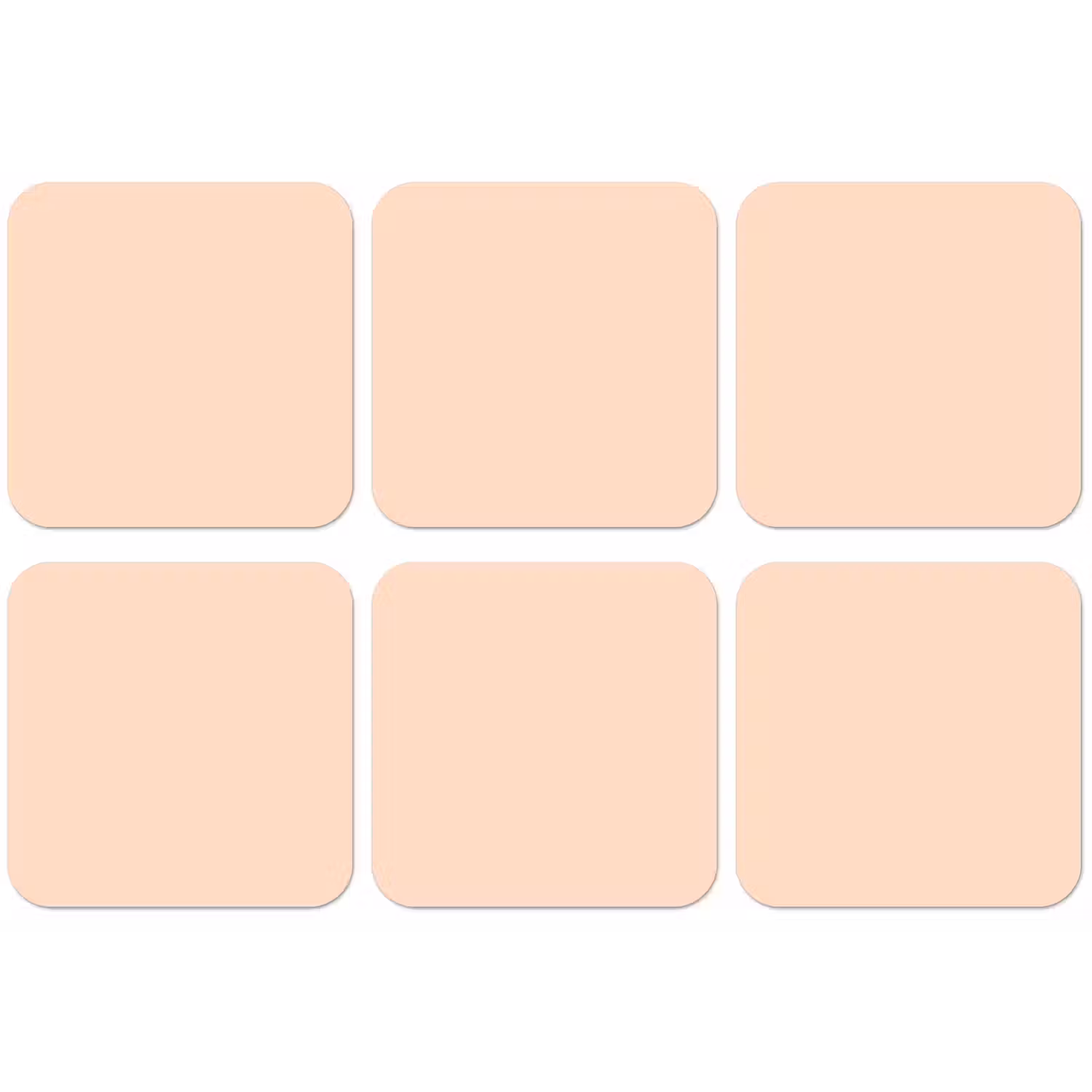 Pale - Peach - Nude onderzetter kurk middel 366 -zkaufland3dotto