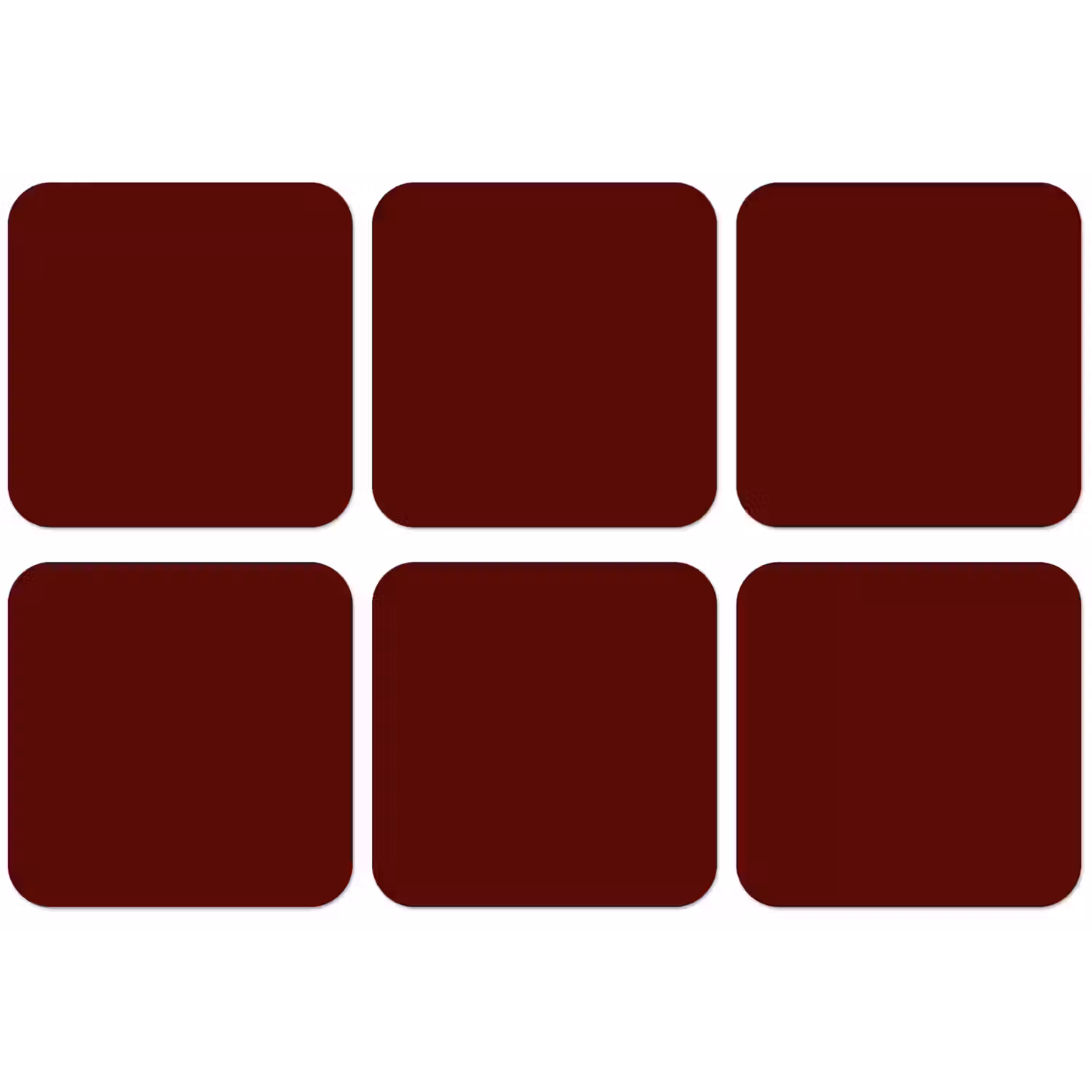 Burnt - Mahogany - Rood onderzetter kurk middel 366 -zkaufland3dotto