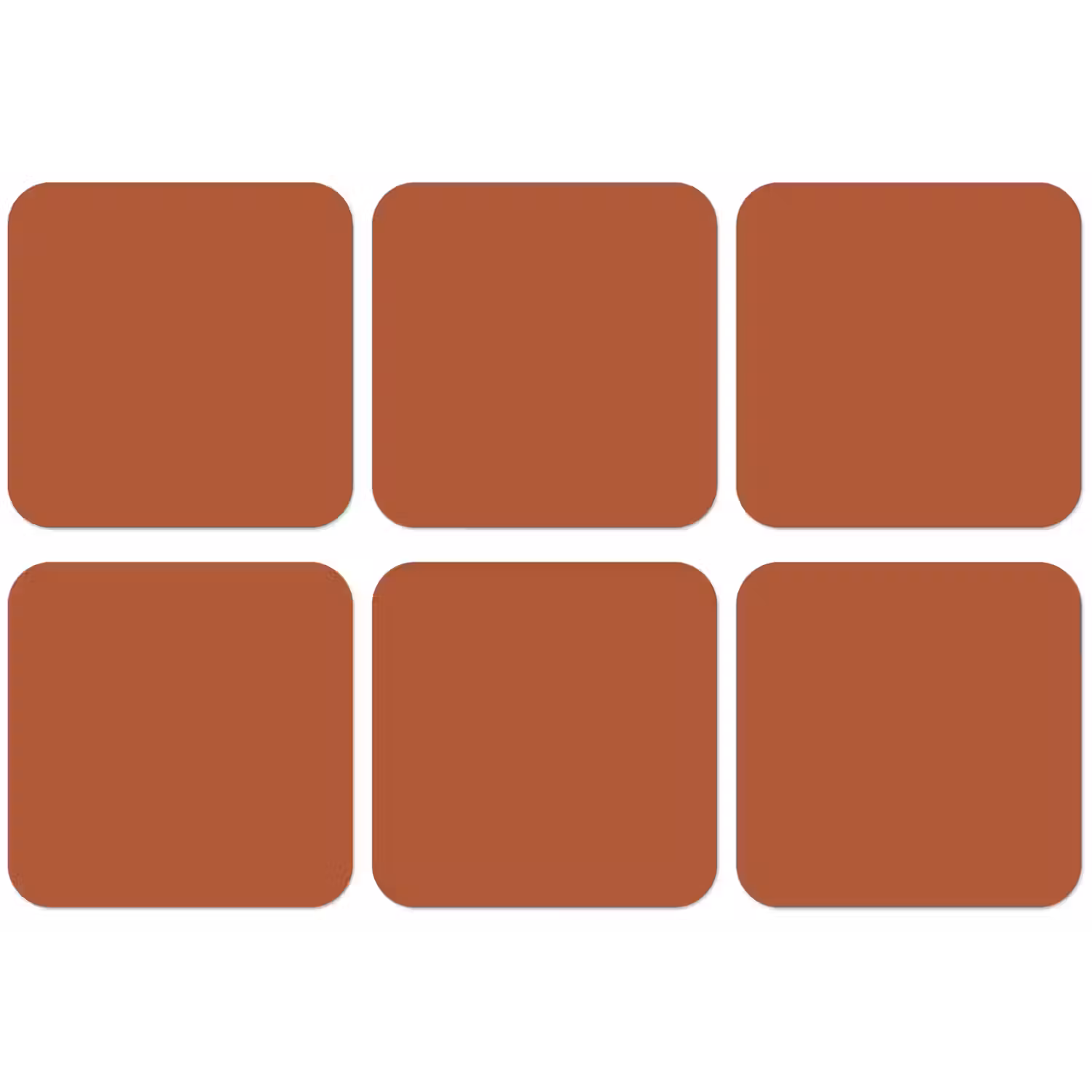 Burnt - Sienna - Oranje onderzetter kurk middel 366 -zkaufland3dotto