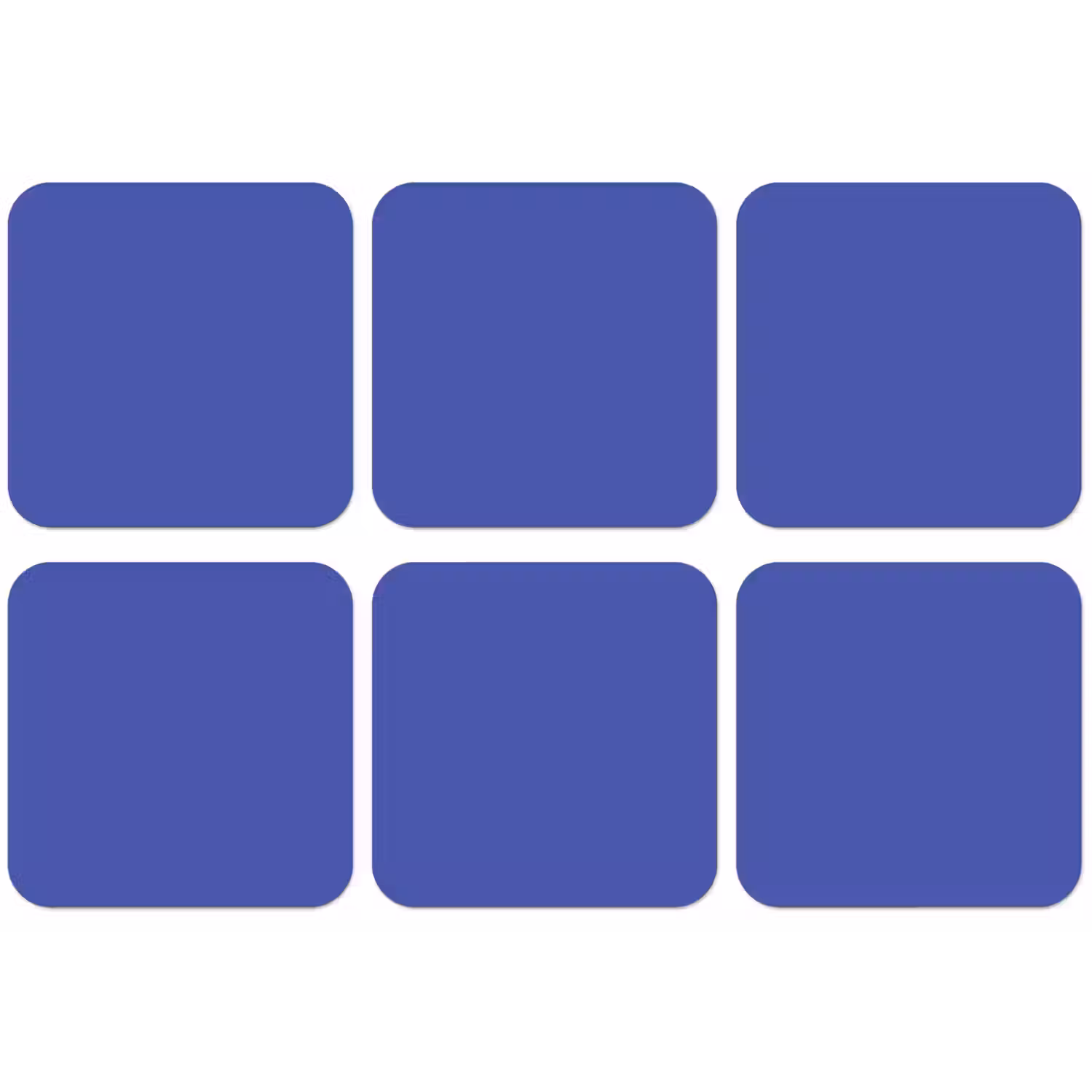 Chinese - Blue - Blauw onderzetter kurk middel 366 -zkaufland3dotto