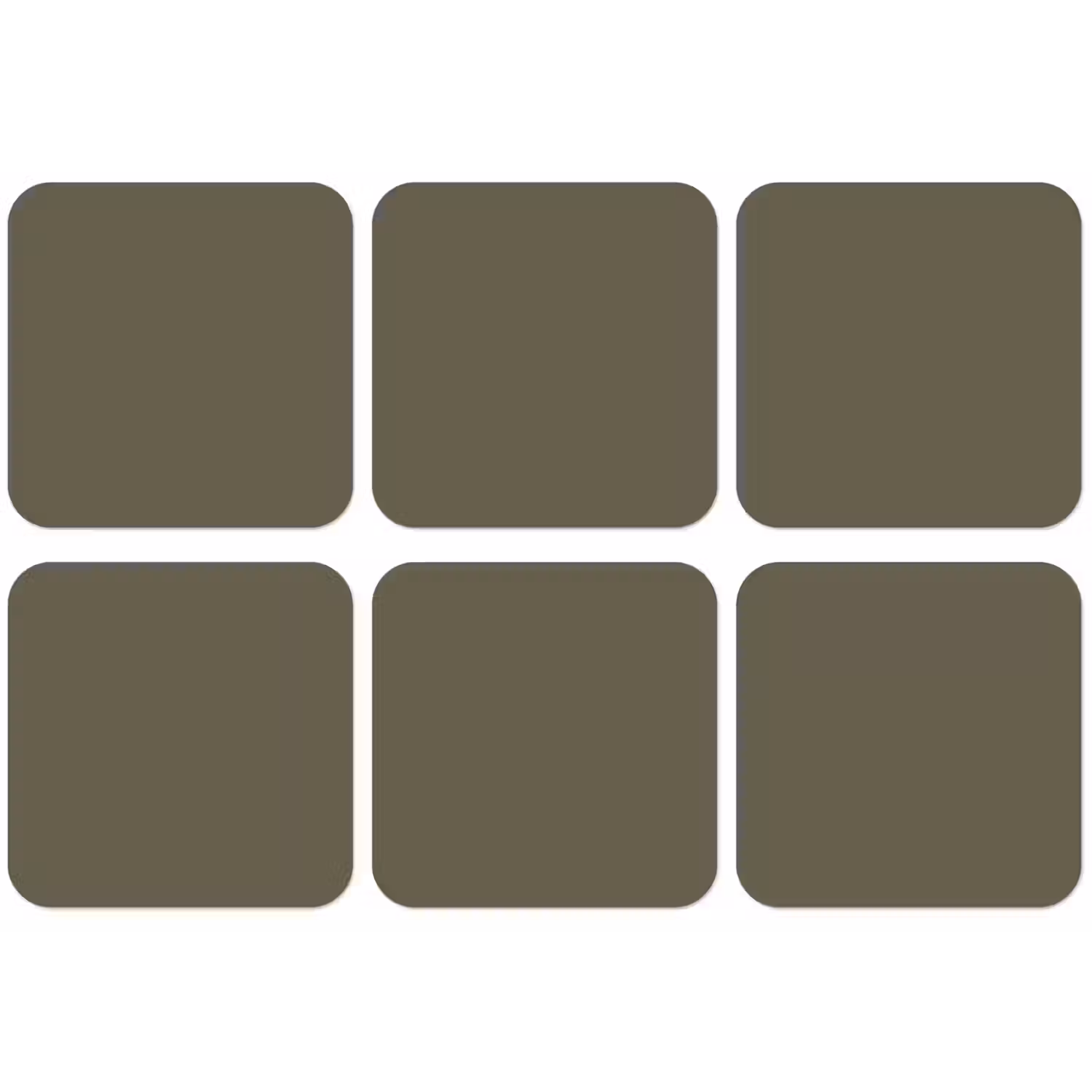 Deep - Khaki - Groen onderzetter kurk middel 366 -zkaufland3dotto
