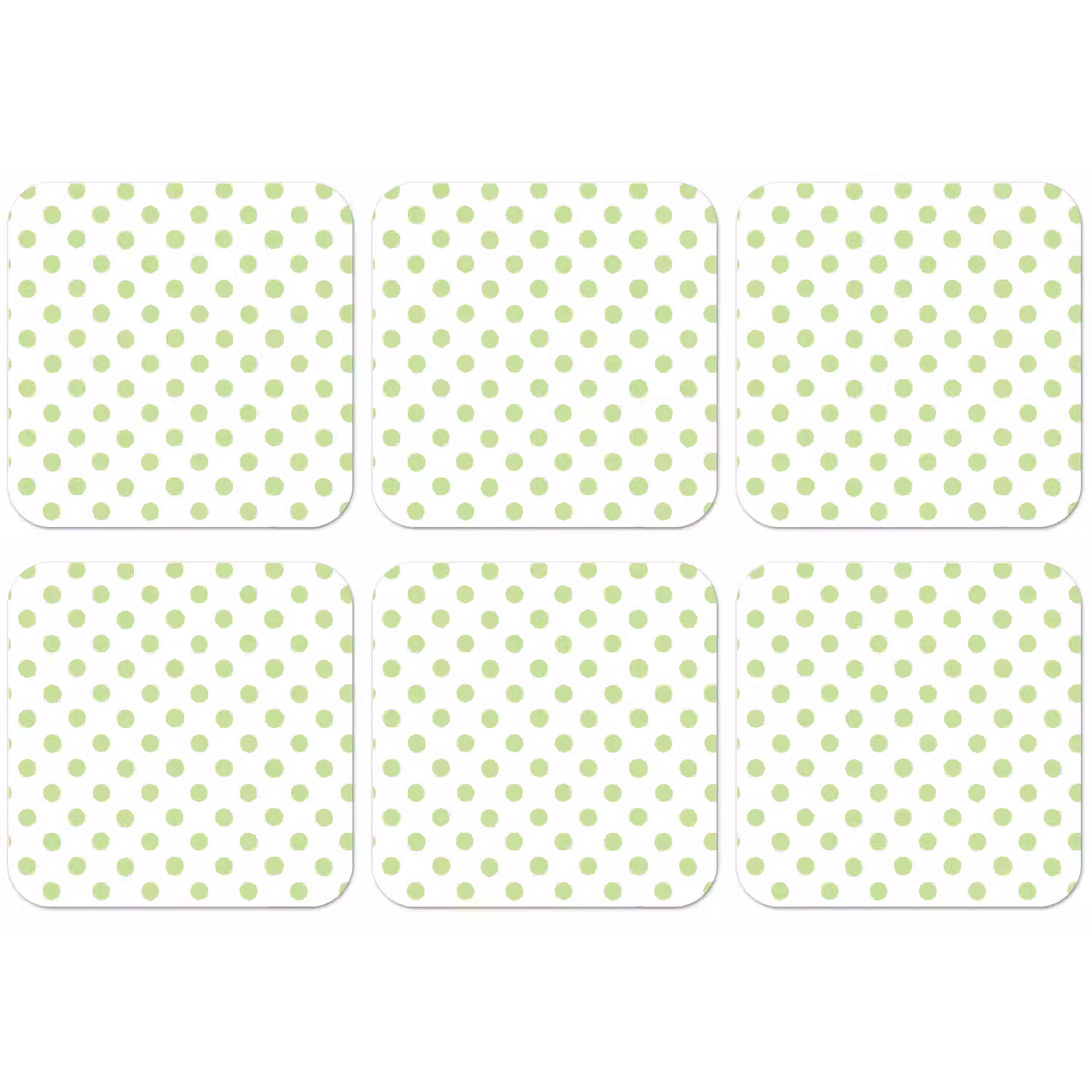 Dots - Klassiek - Groen onderzetter kurk middel 366 -zkaufland3dotto