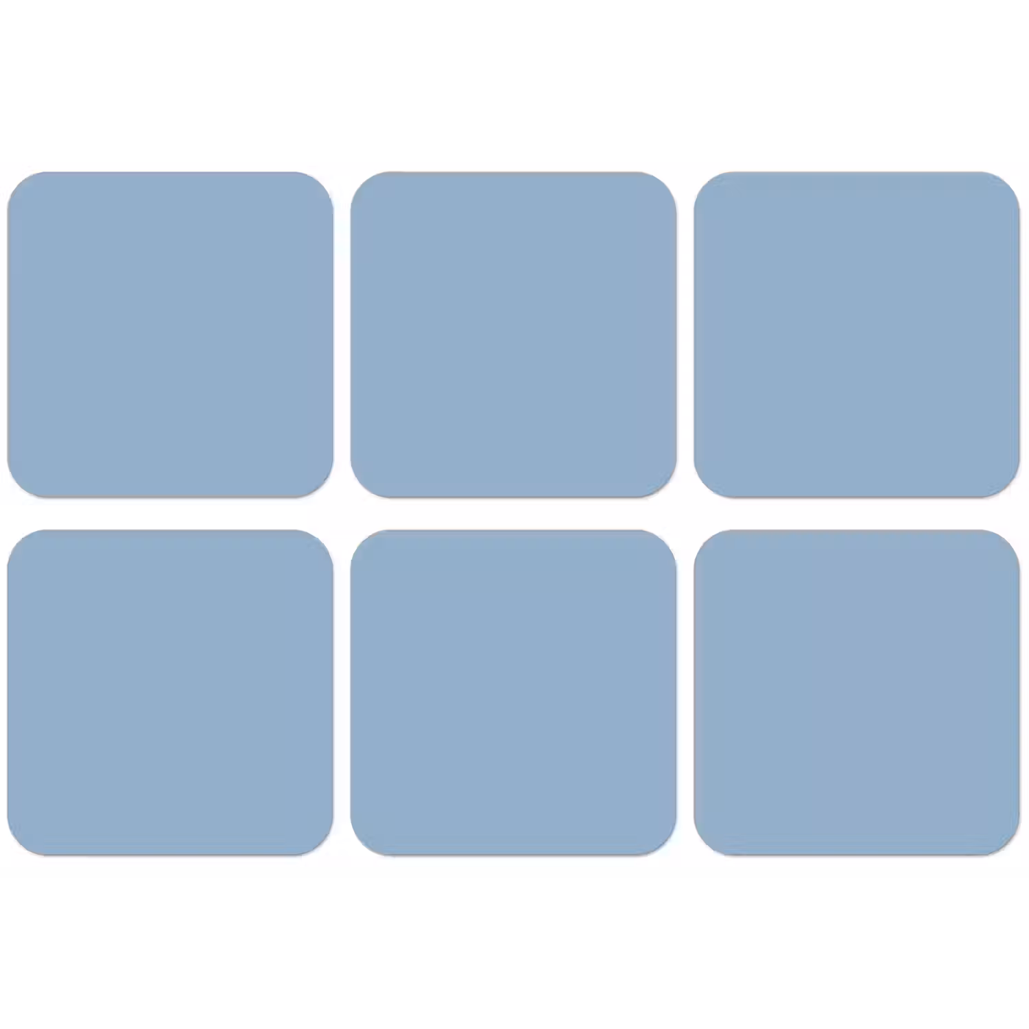 Dusty - Denim - Blauw onderzetter kurk middel 366 -zkaufland3dotto