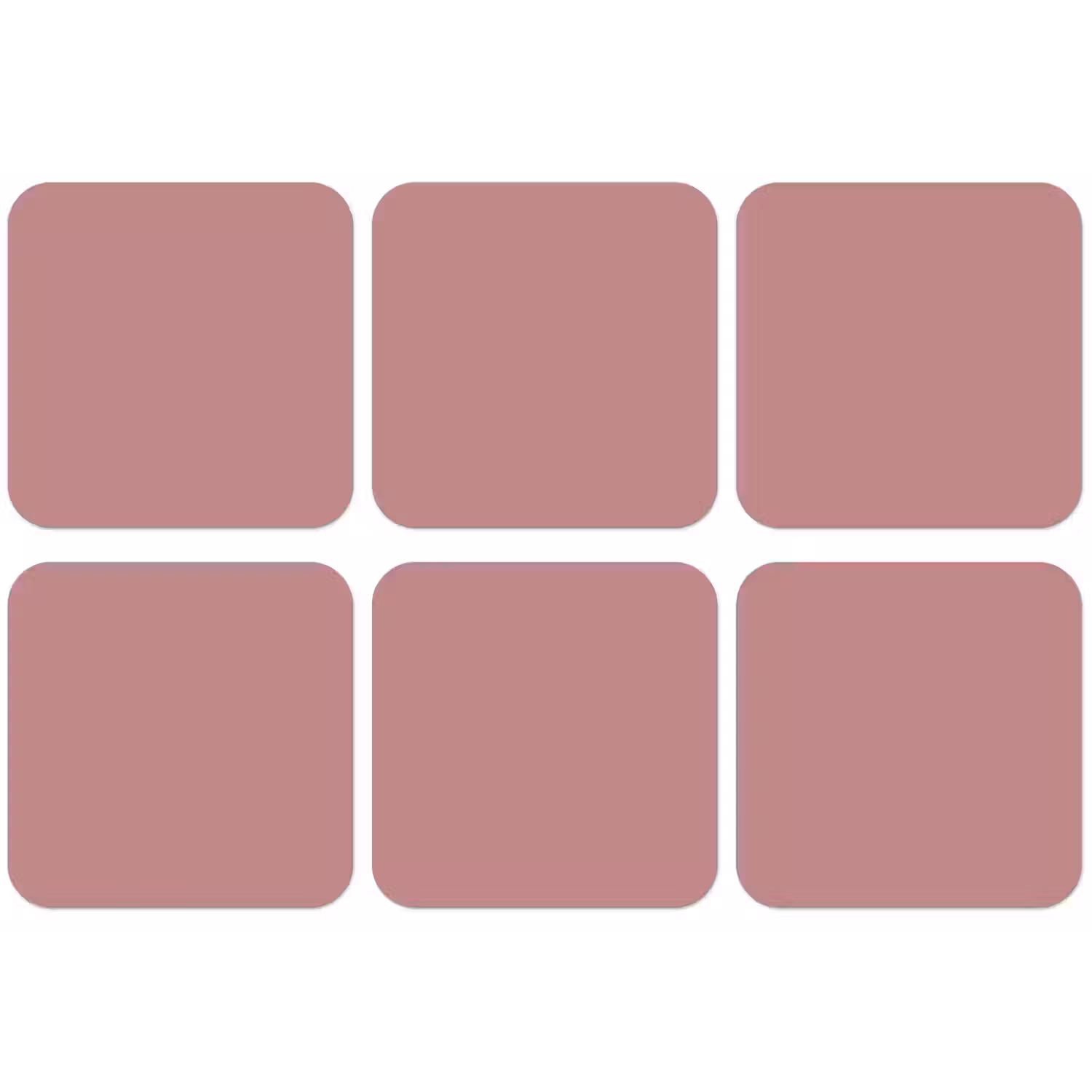 Dusty - Rose - Roze onderzetter kurk middel 366 -zkaufland3dotto