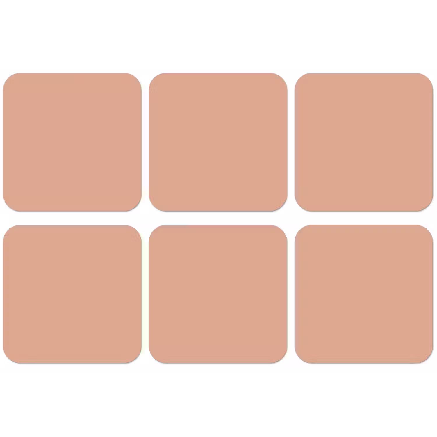 Dusty - Rose - Roze onderzetter kurk middel 366 -zkaufland3dotto