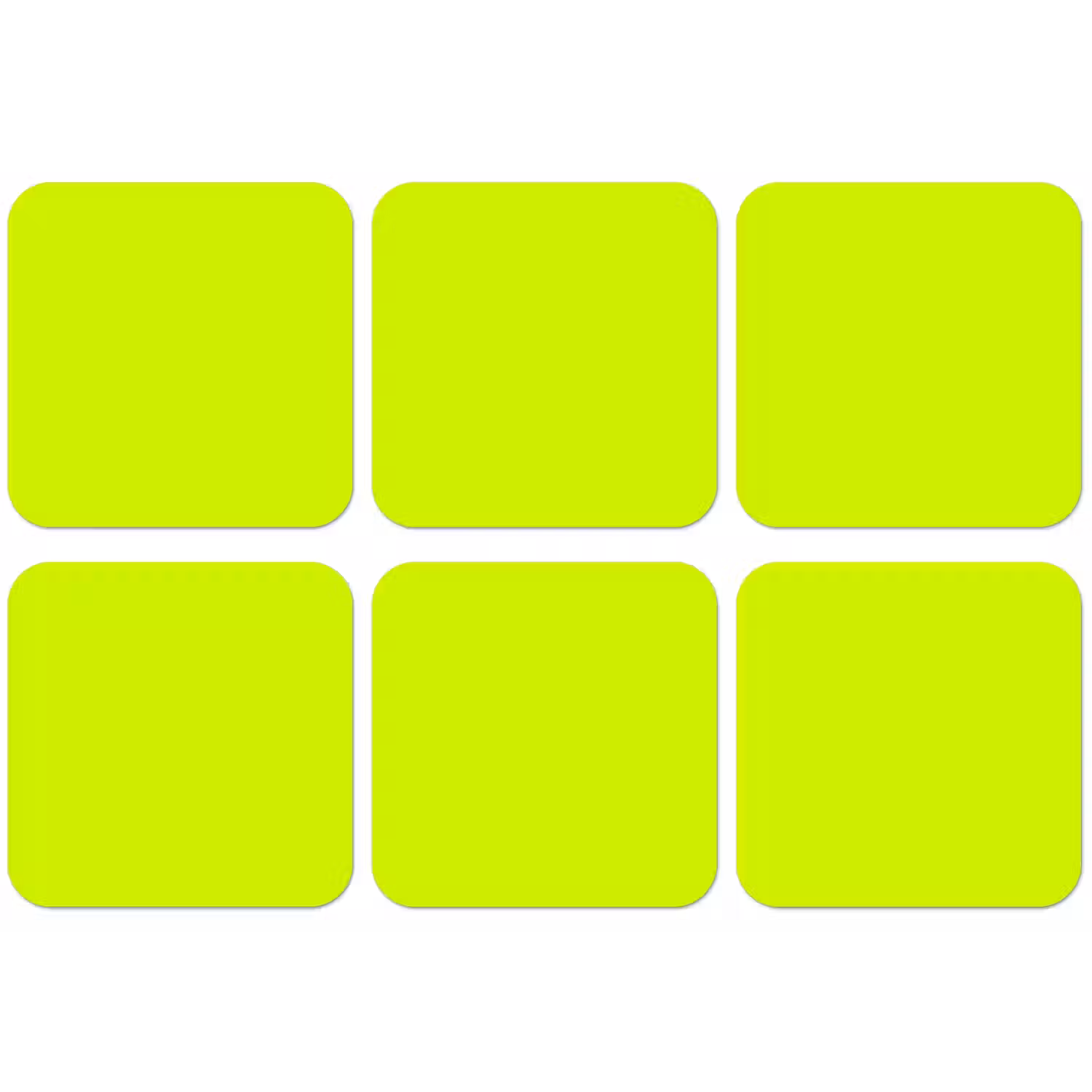 Electric - Lemon - Geel onderzetter kurk middel 366 -zkaufland3dotto