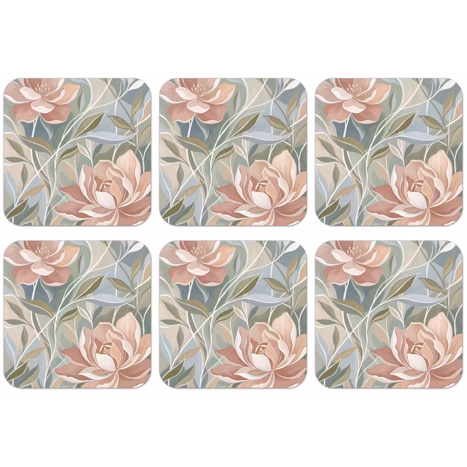 Elegant - Romantiek - Roze onderzetter kurk middel -zkaufland3dotto